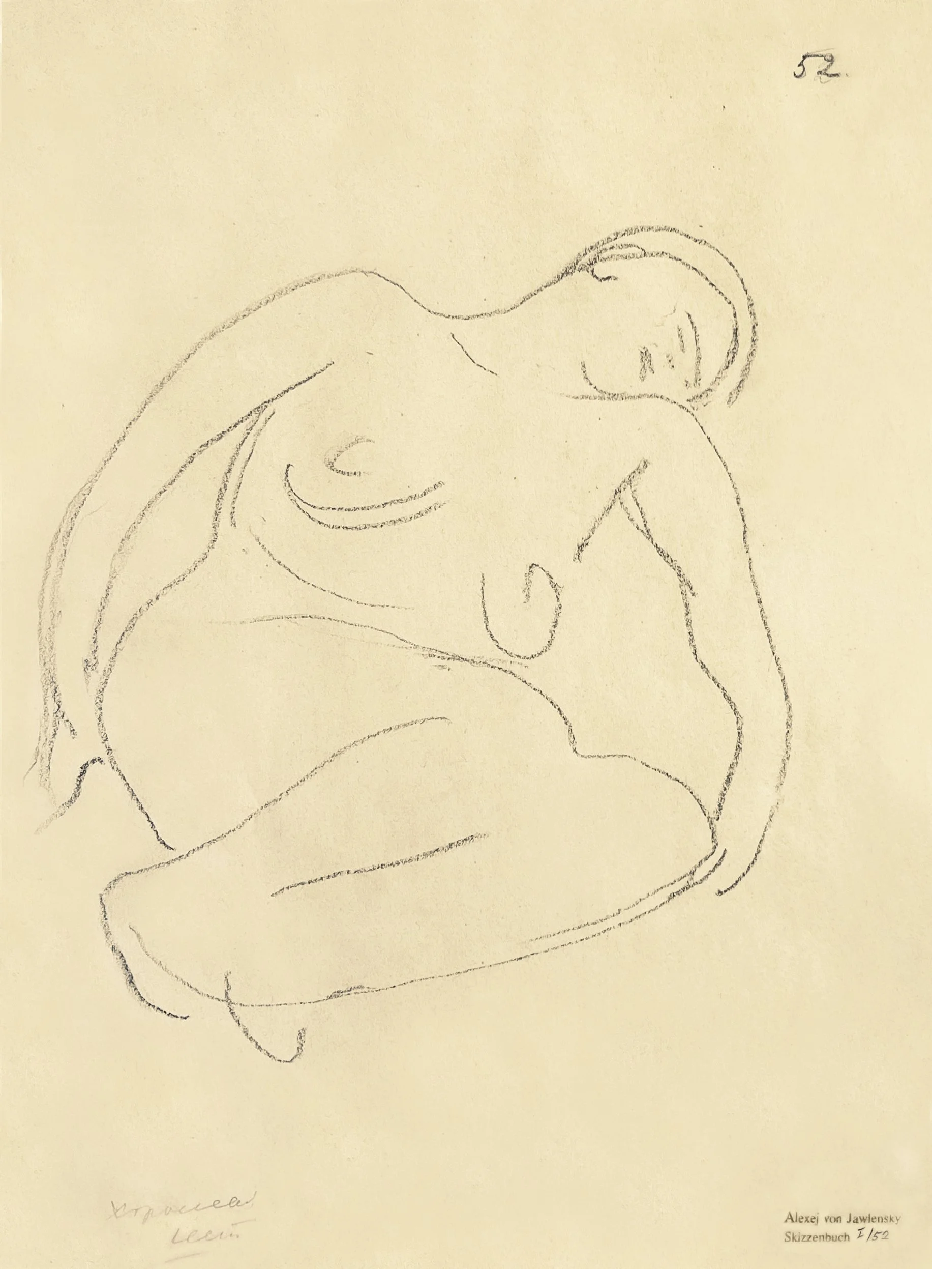 	 Ruhender Akt, 1910