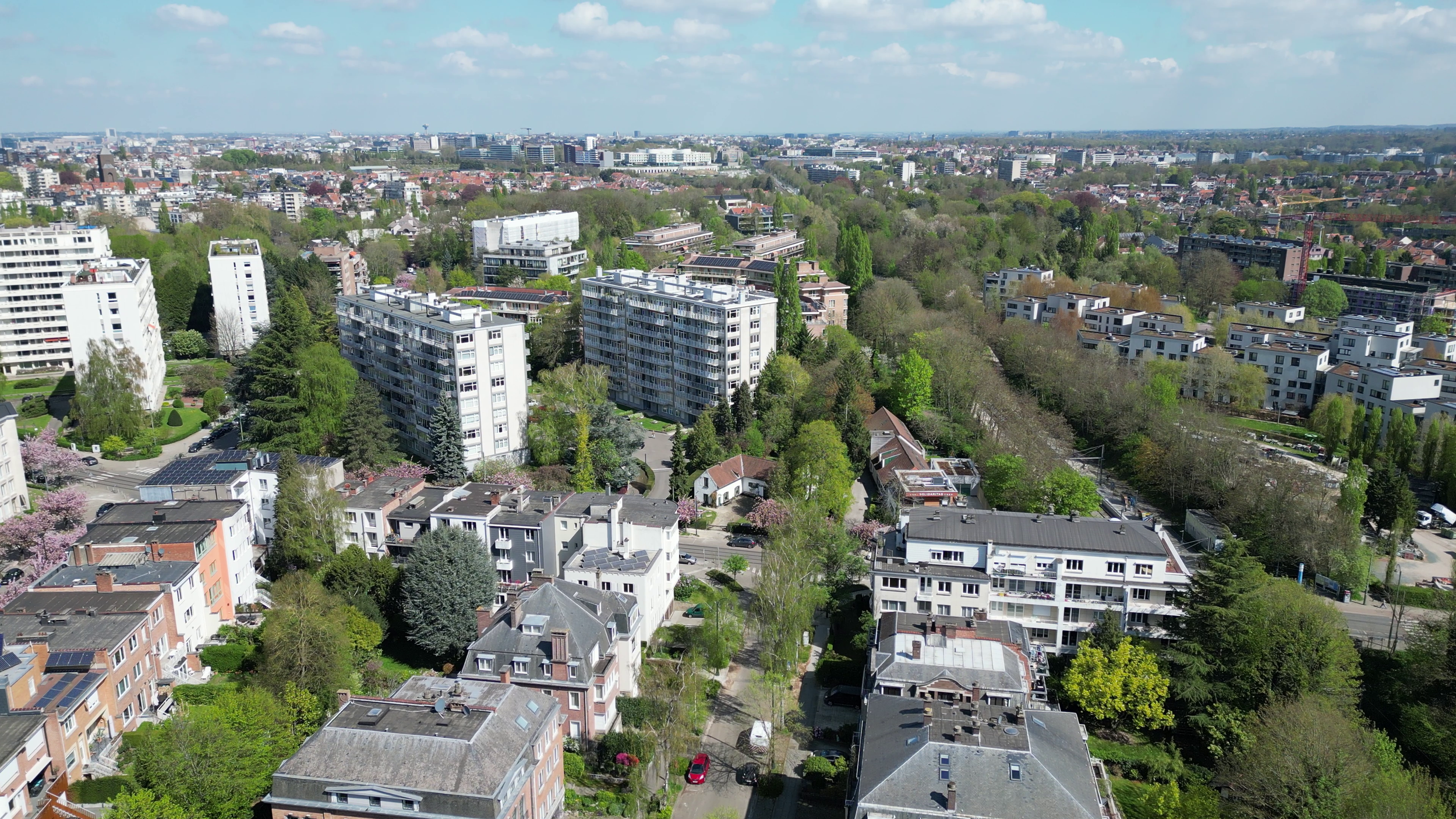 Localisation projet Chili - quartier Bois de la Cambre avenue Franklin Roosevelt Bruxelles