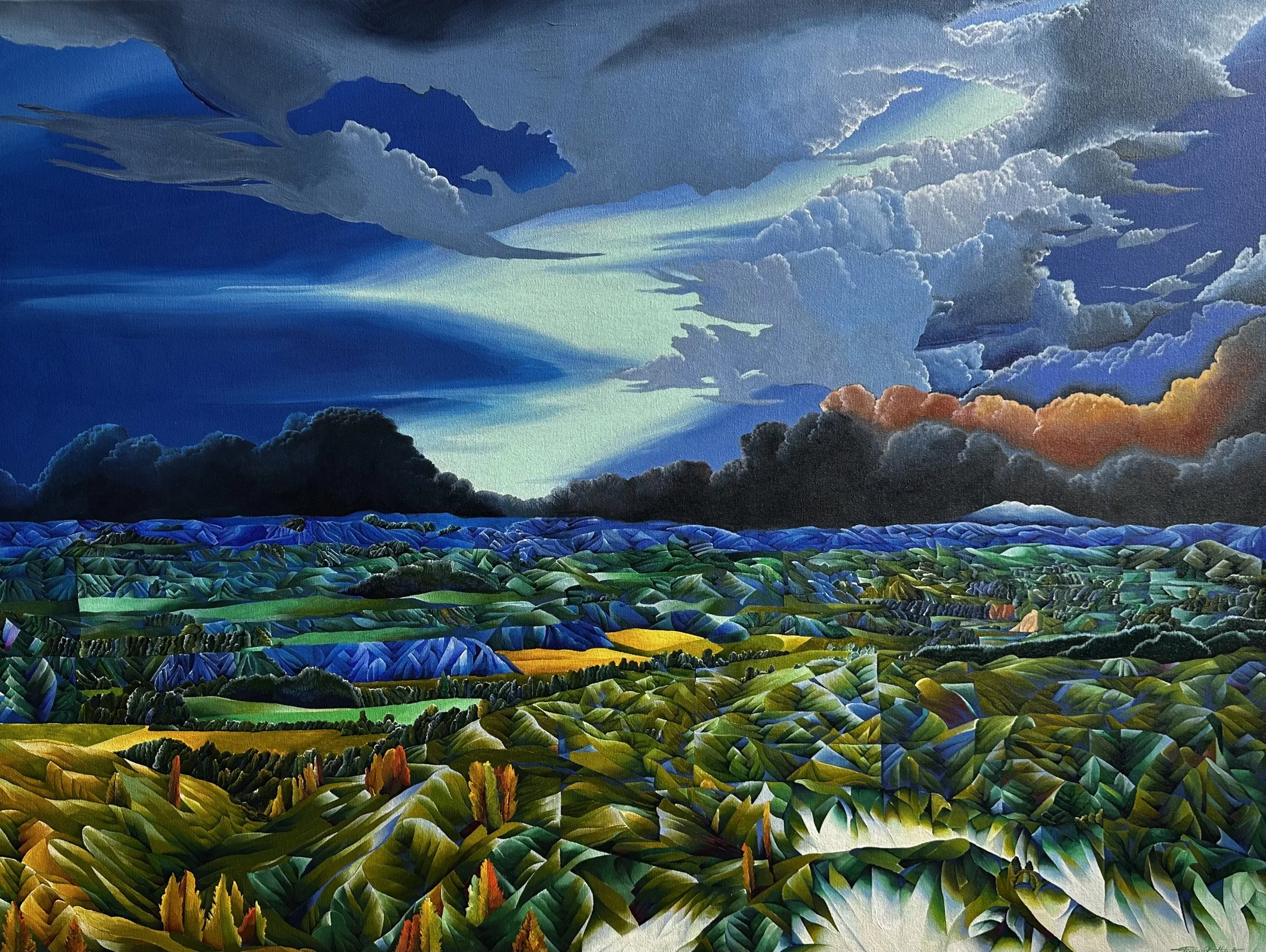"The Passing Storm" Stormy Point