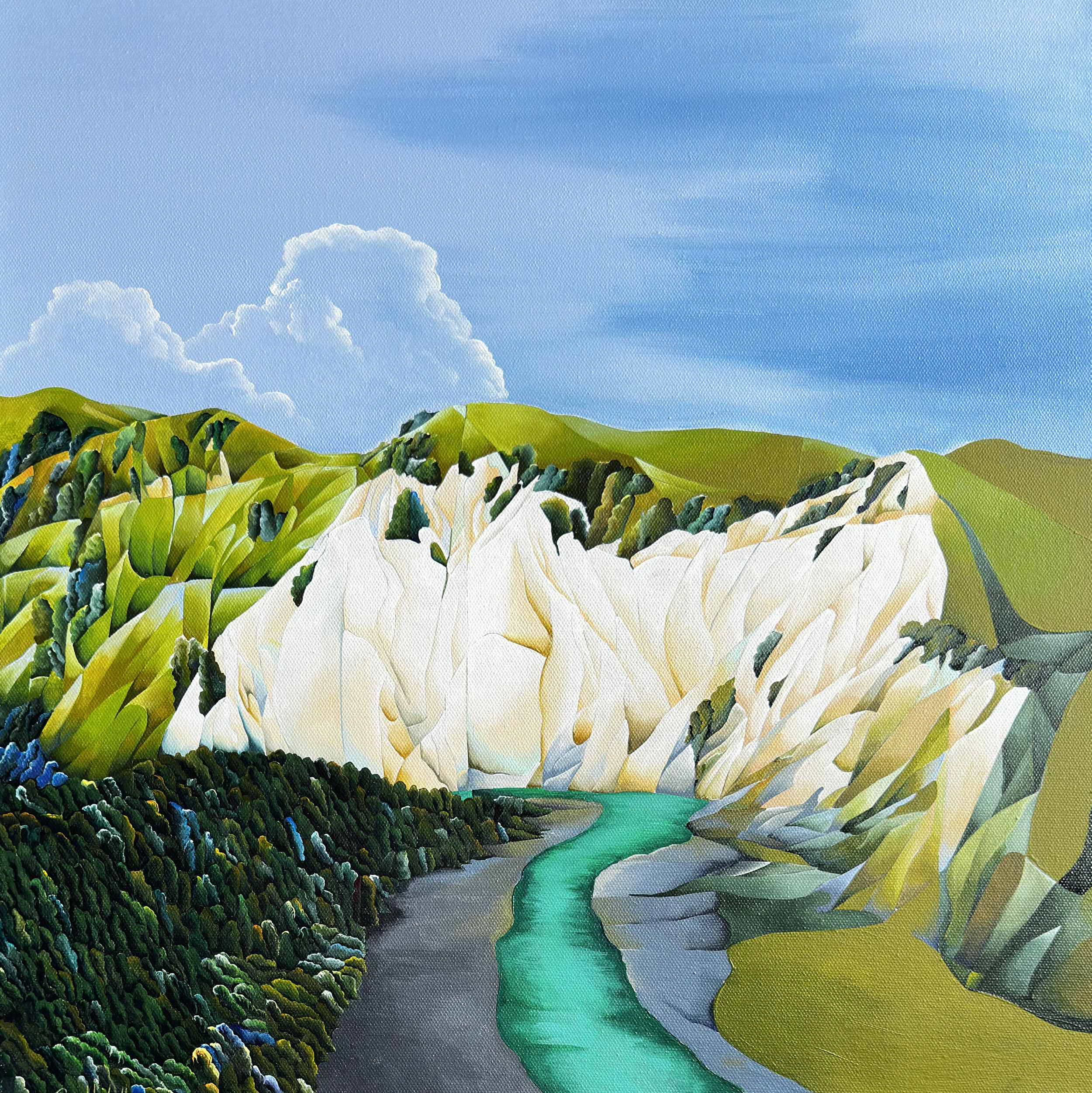 "Wandering Turquoise Currents" Rangitikei River