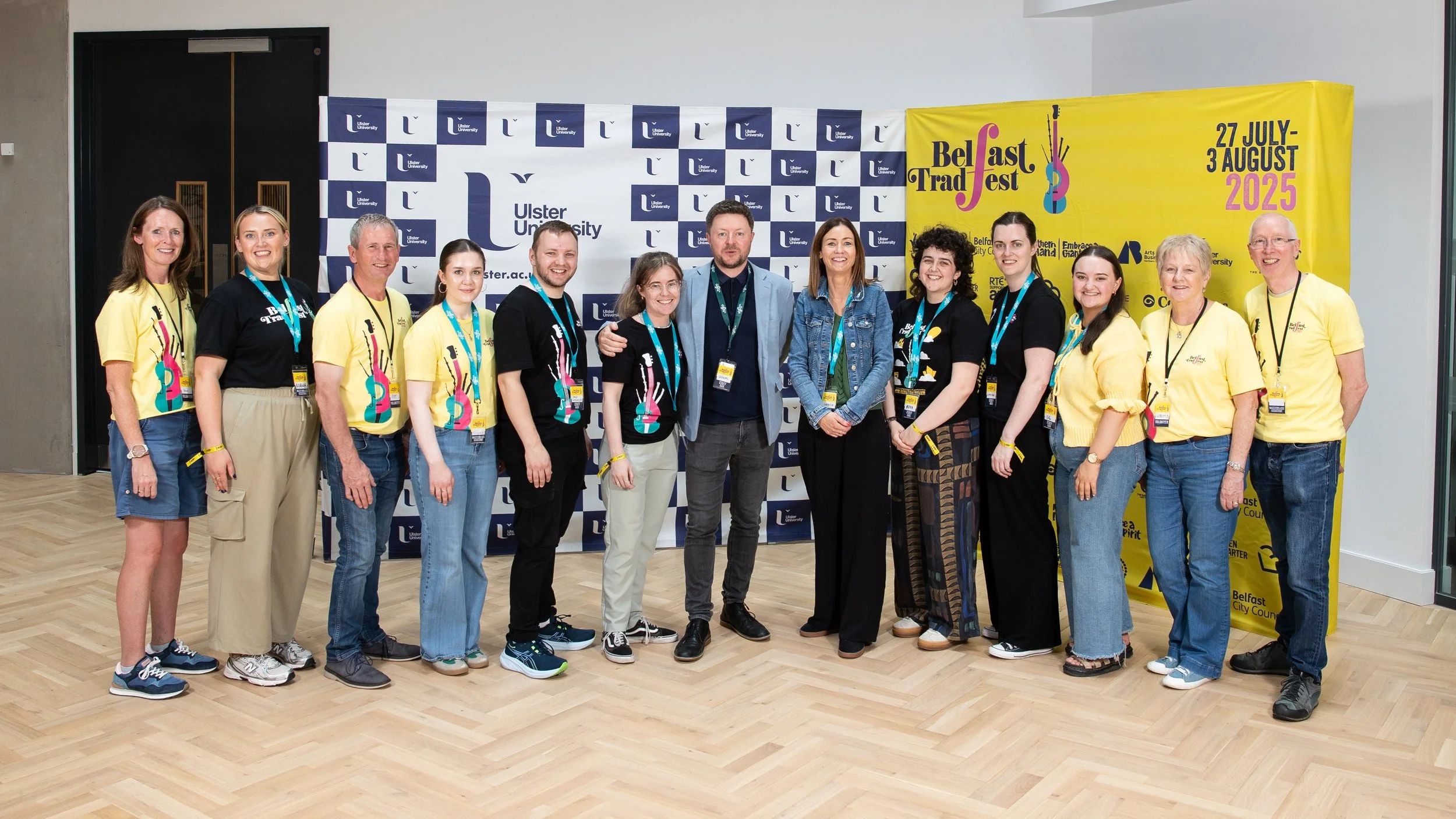 Belfast TradFest Festival Team with some volunteer team.jpg