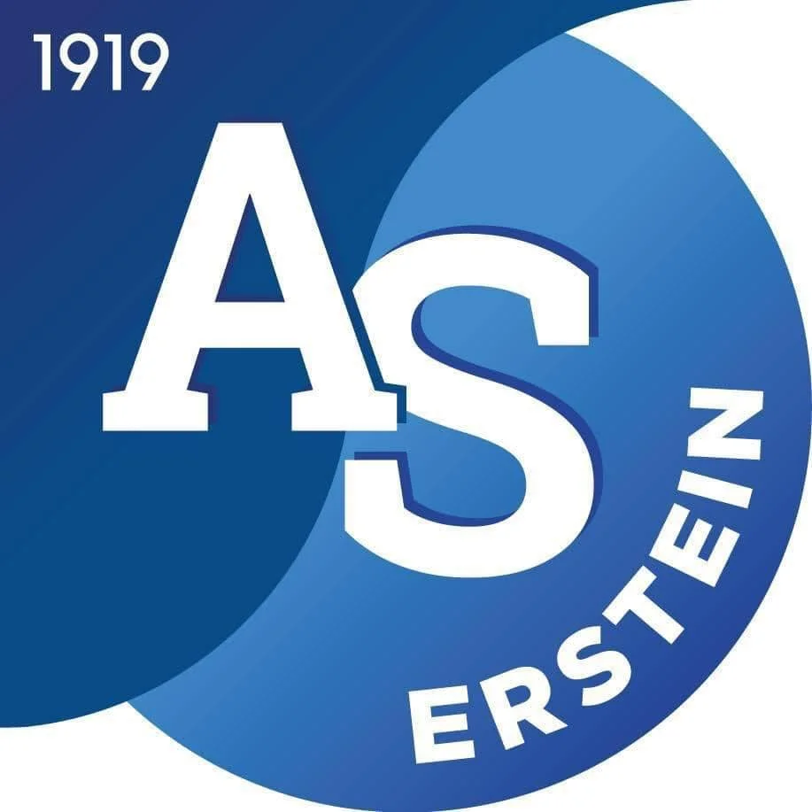 Logo avec le texte "1919 AES premiers tests" sur un fond bleu.