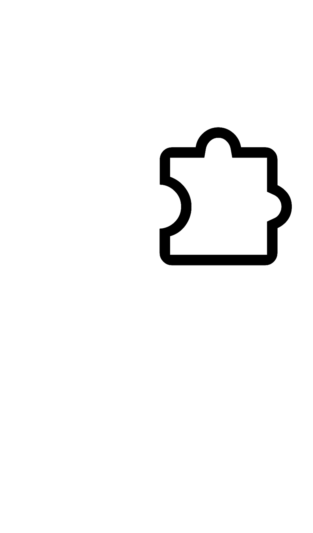 Illustration de cinq pièces de puzzle s'emboîtant, l'une au-dessus de l'autre.