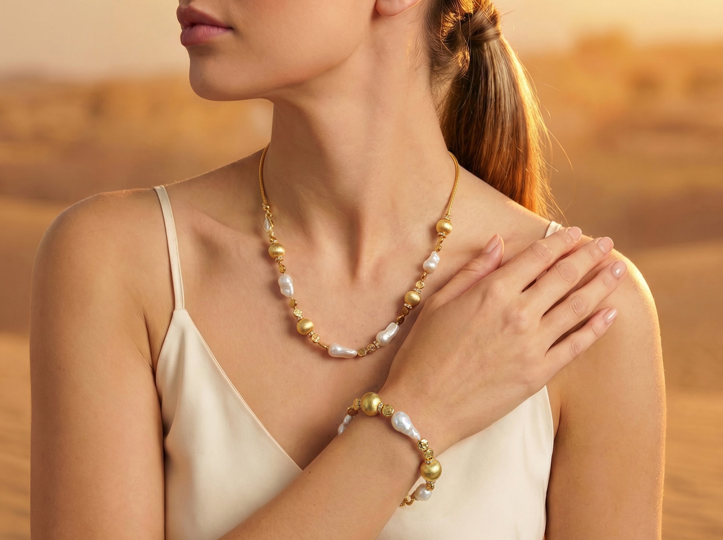 Troja Teardrop Pearl Set