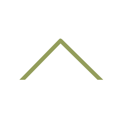 A thin light green arrow pointing upwards