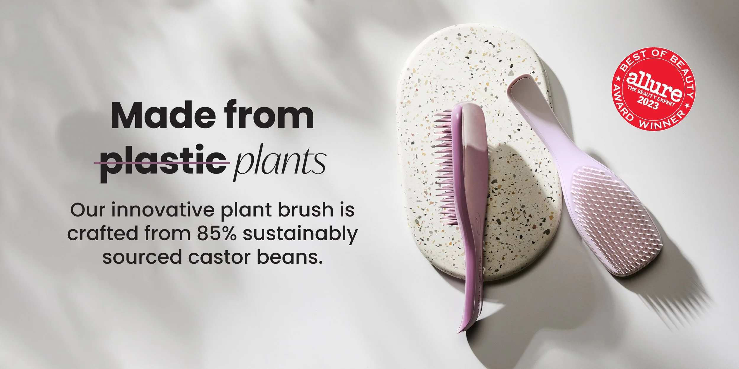 The Ultimate Detangler Plant Brush - Amazon US Banner