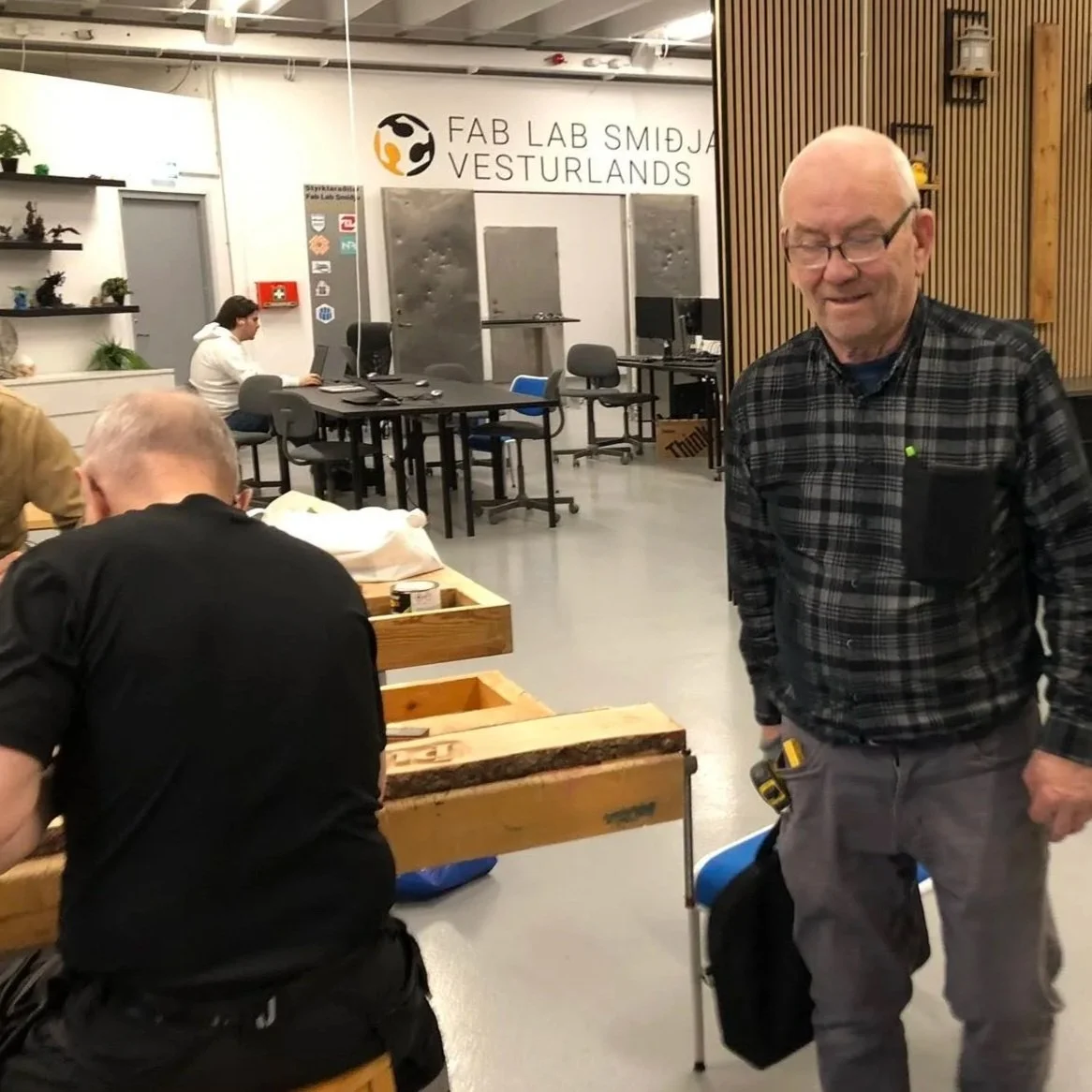 Allt að gerast í skúrnum