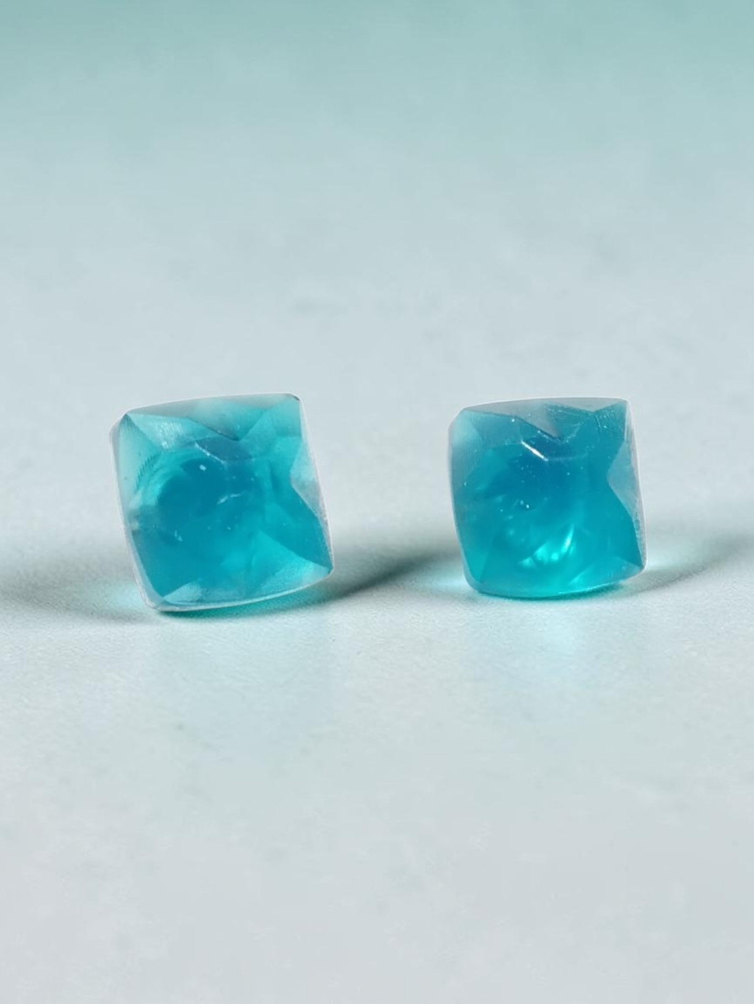 Blue Ocean Resin Earrings