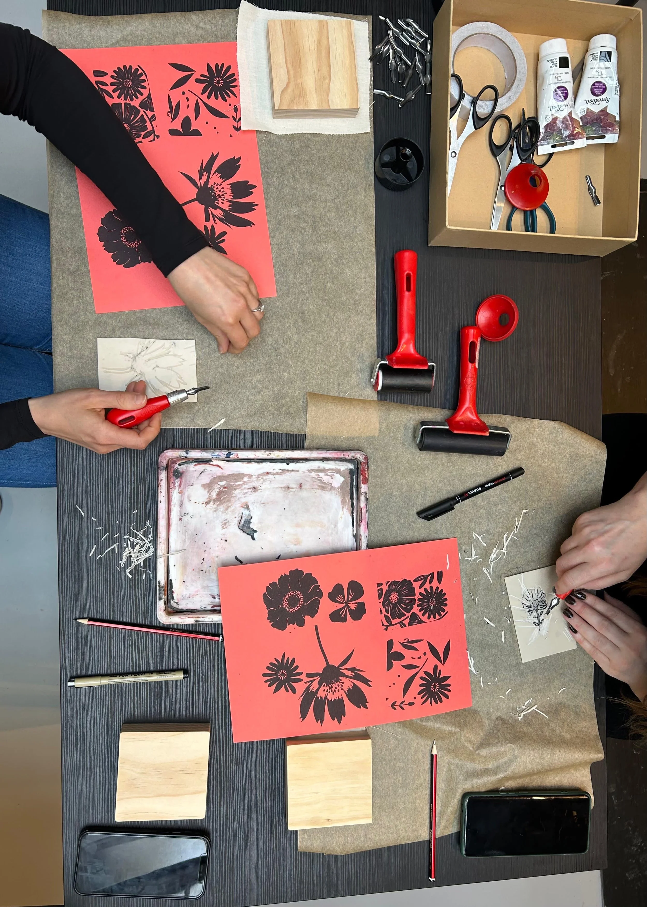 block print workshop kent