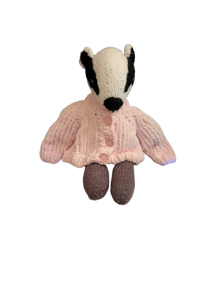 Pink Chenille Baby Cardigan (MM)