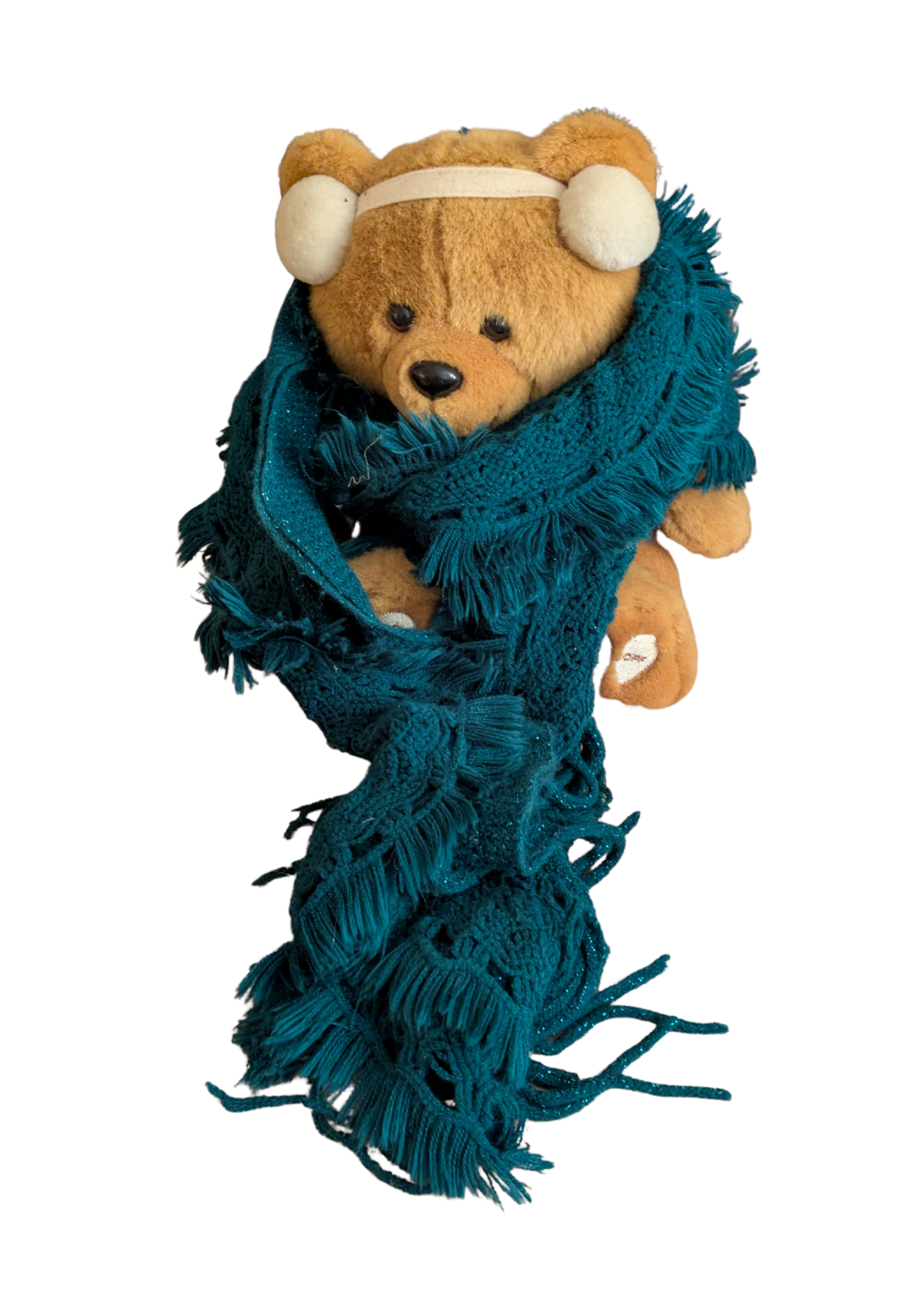Green Ruffle Scarf