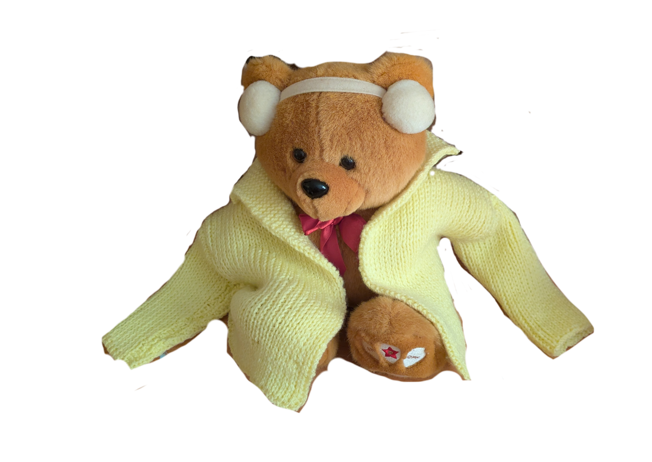Yellow Childrens Cardigan