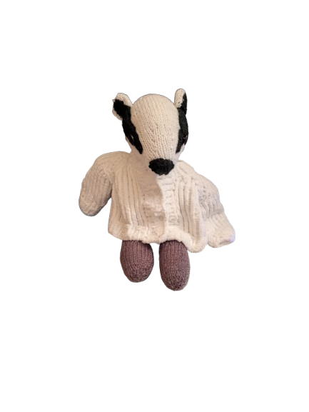 White Chenille Baby Cardigan (MM)
