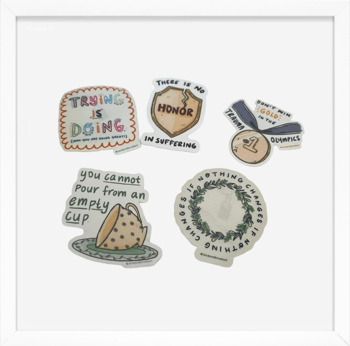 Aggressive Affection Sticker Pack (Pack of 5)