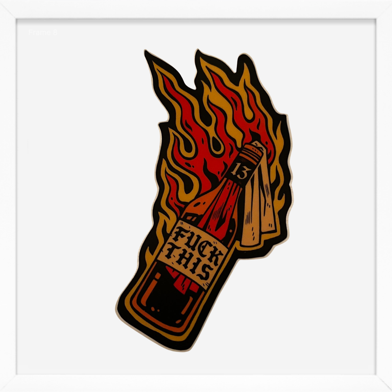 Molotov Sticker