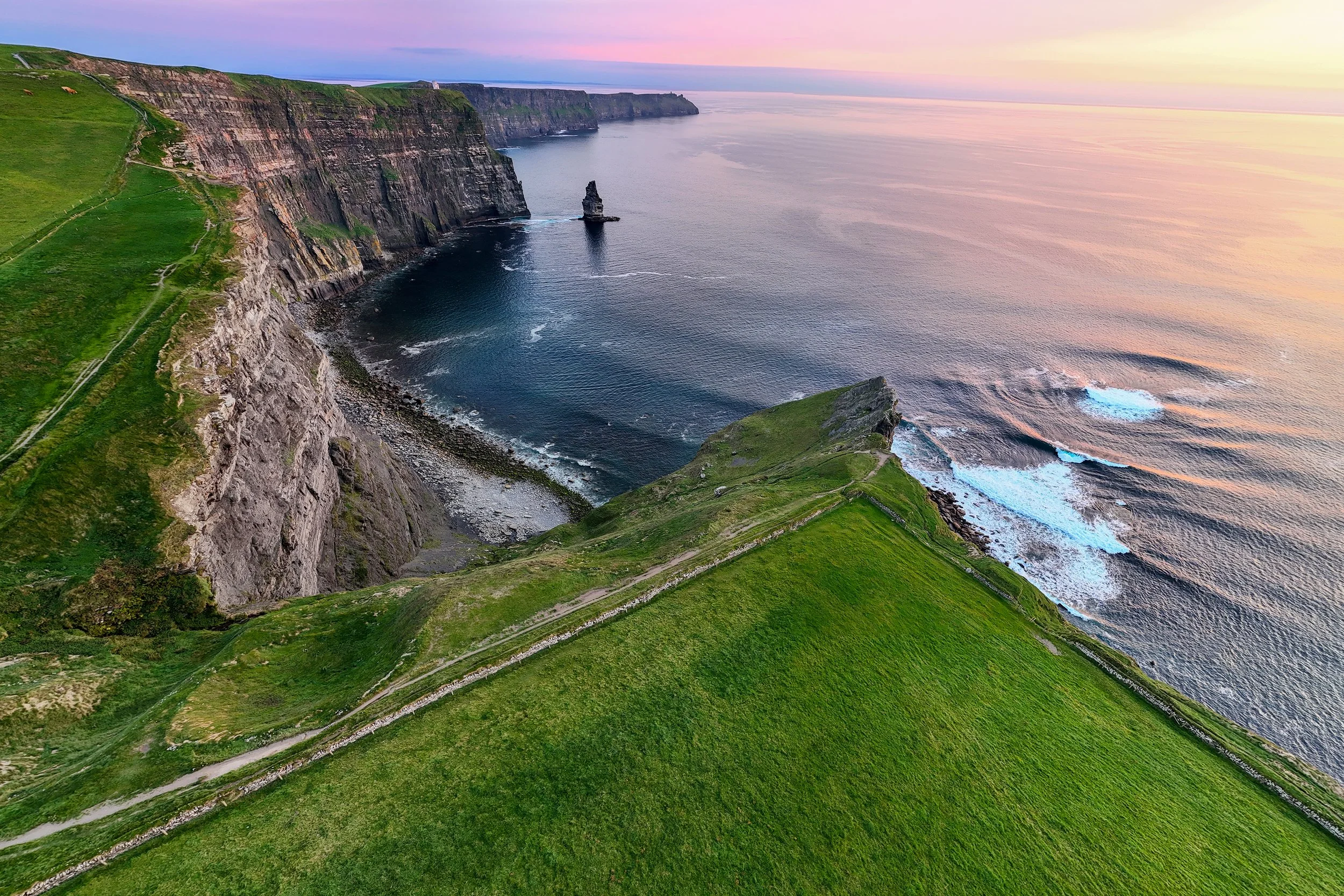 Cliffs of Moher Sun CANVAS
