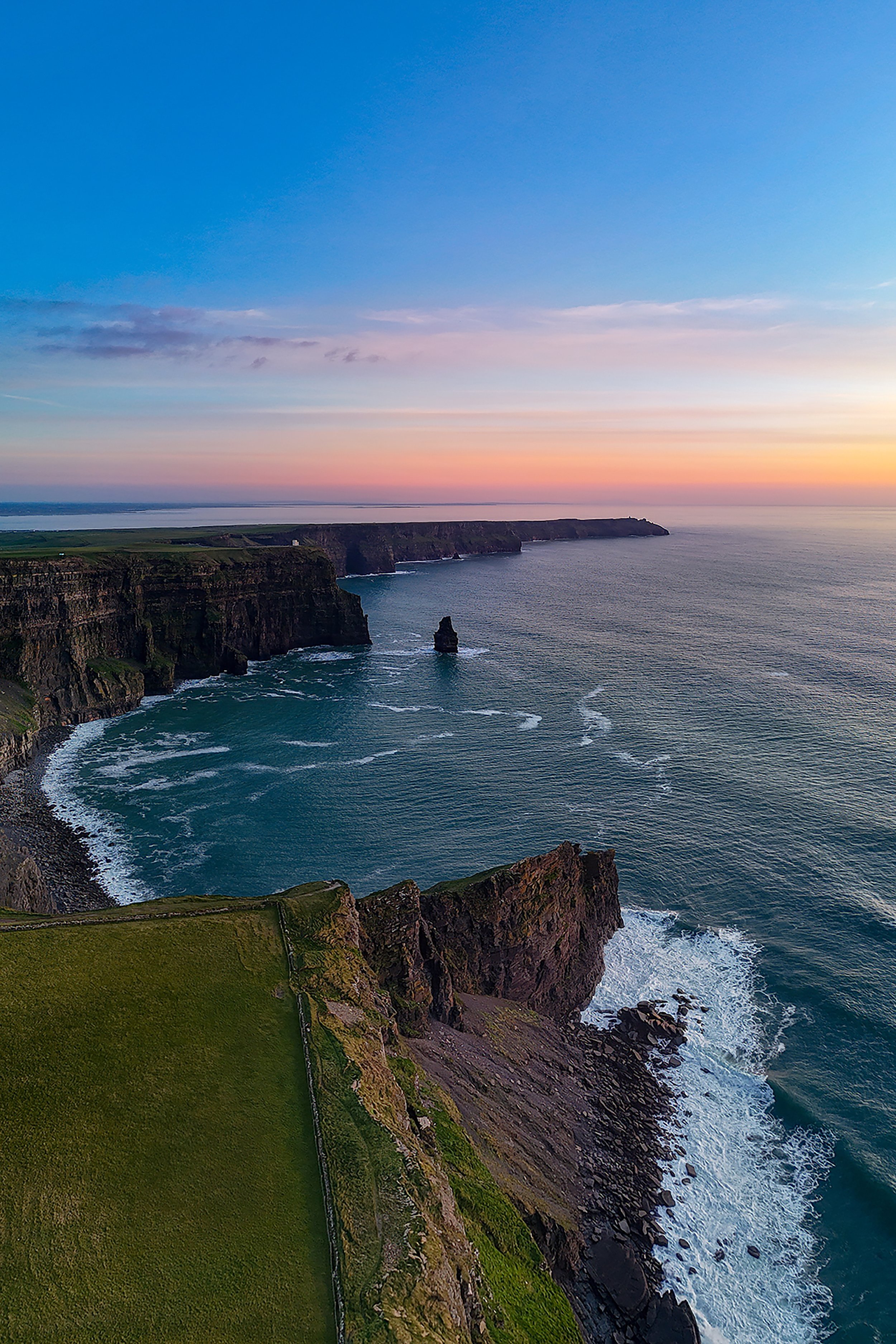 Cliffs of Moher Sunset Portrait