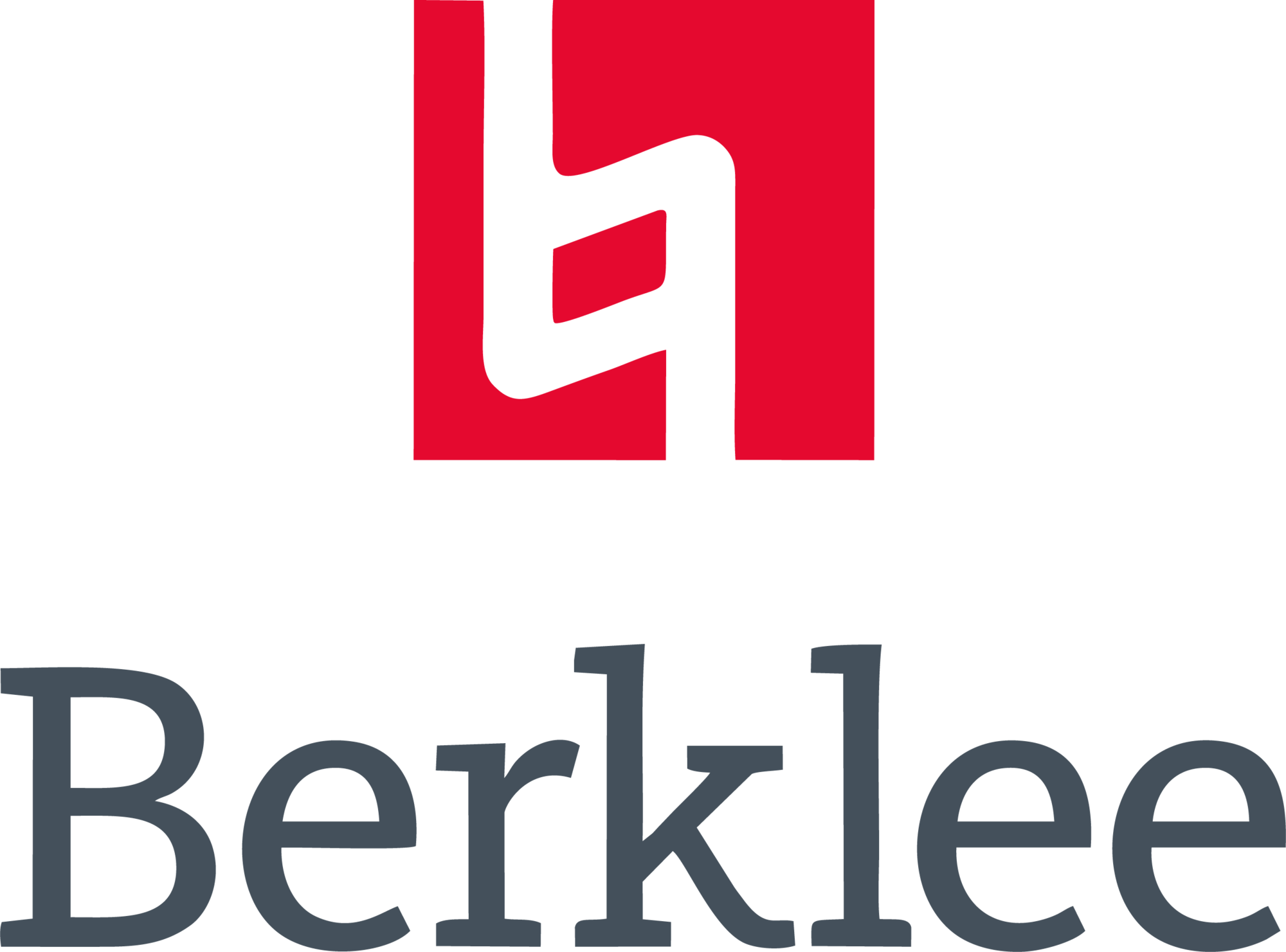 The Berkeley logo with a red and black design.