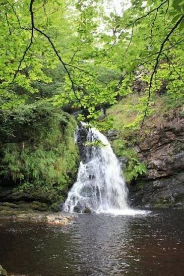 Visit nearby Tourmakeady Waterfall