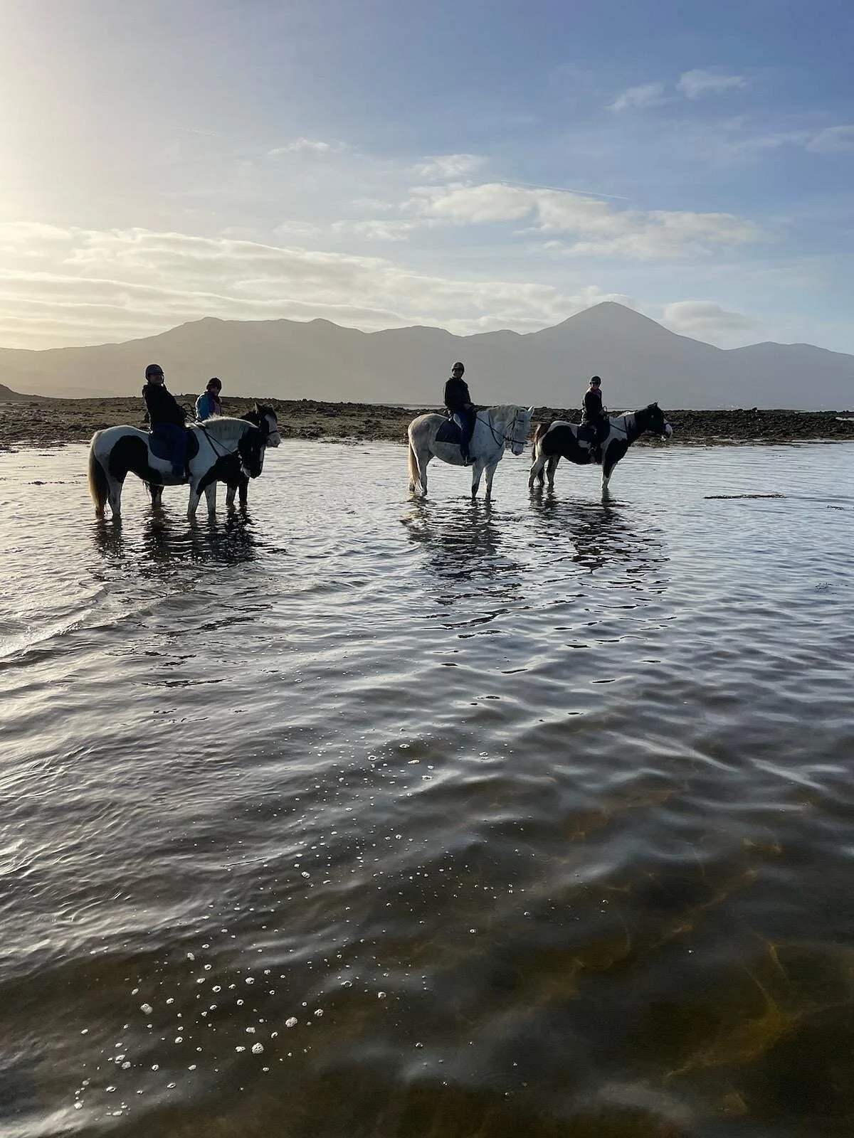 Horse back trekking along the beach