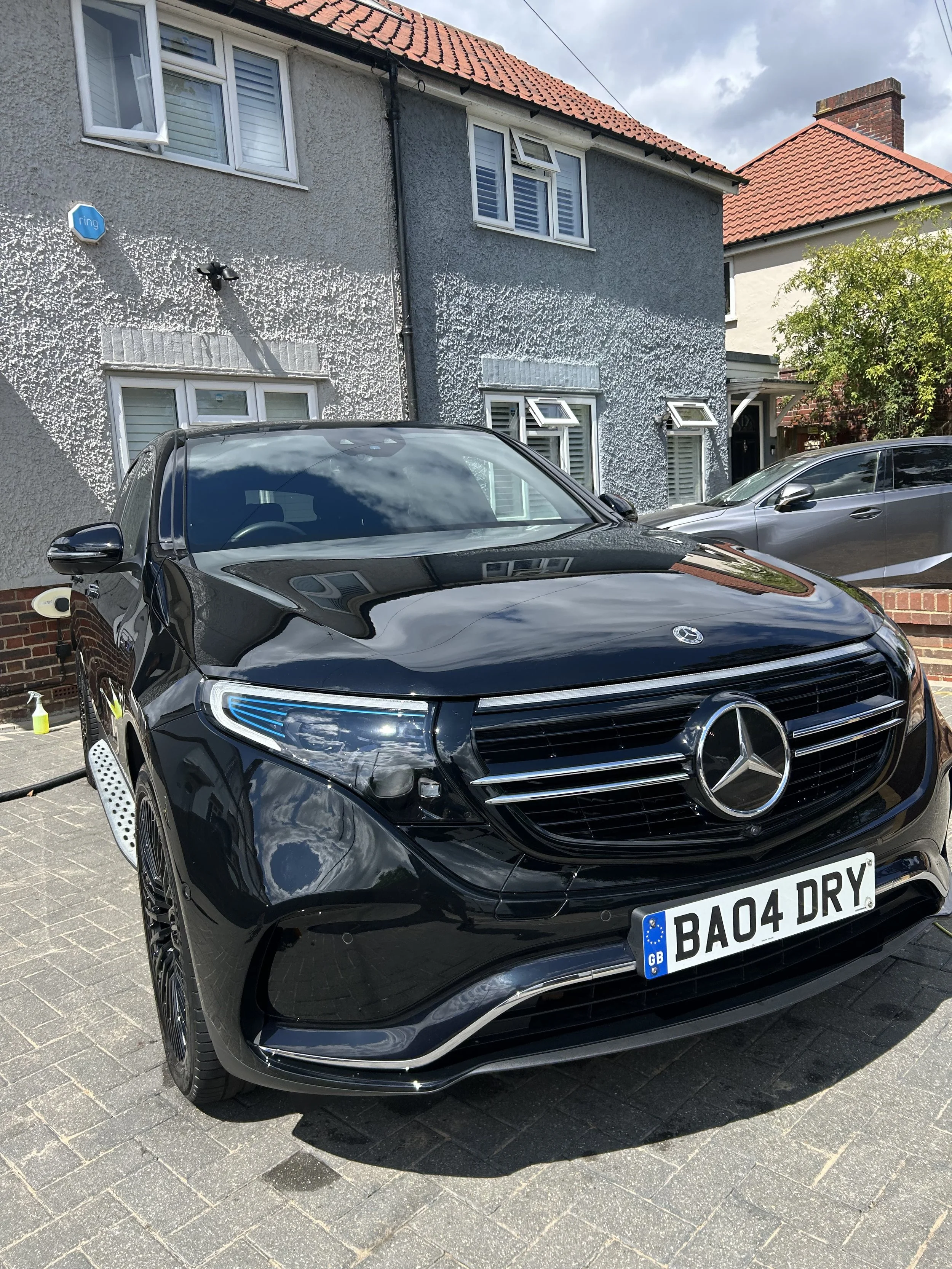 A car being detailed by ZUS Car Detailing in London
