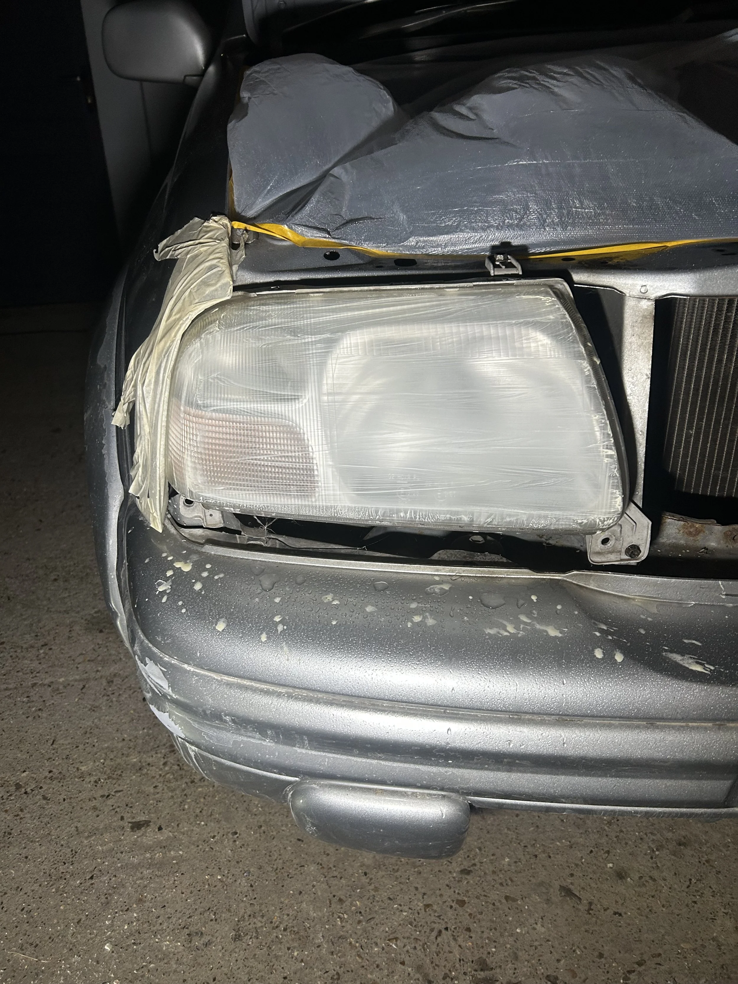 A car being detailed by ZUS Car Detailing in London