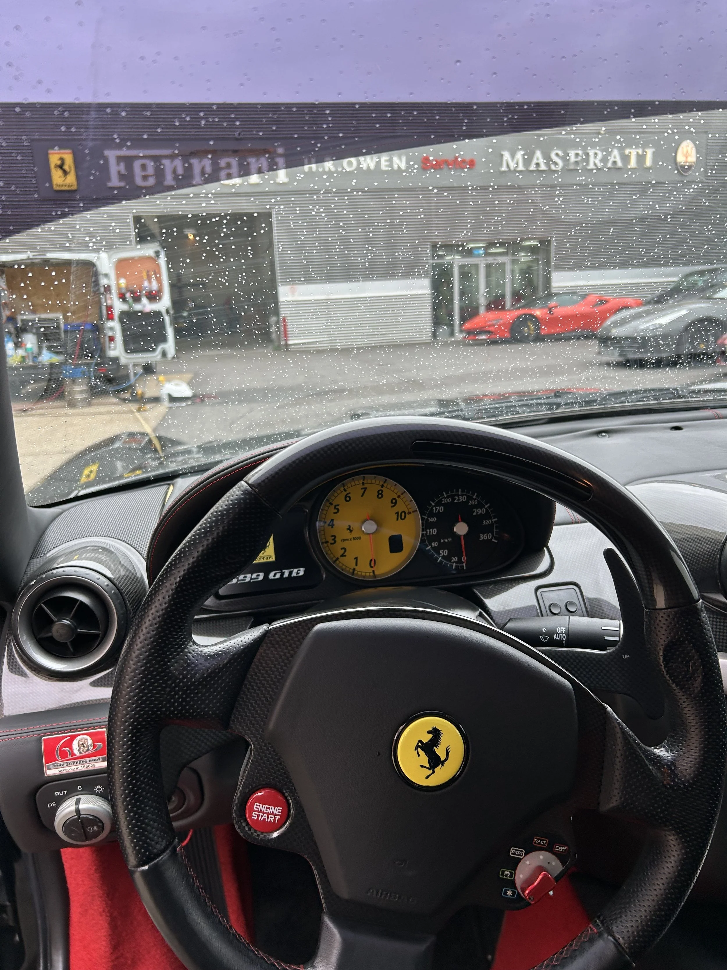 A car being detailed by ZUS Car Detailing in London