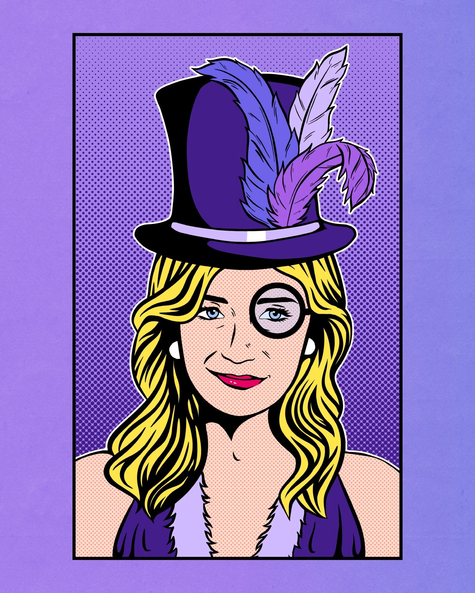 💜 EastEnders - Pop Art Cindy 💜

A few months ago I was asked to illustrate Cindy in a pop art style as part of some early ideas for the Prince Albert redesign! I based my design on Roy Lichtenstein&rsquo;s comic book style, and borrowed the hat and