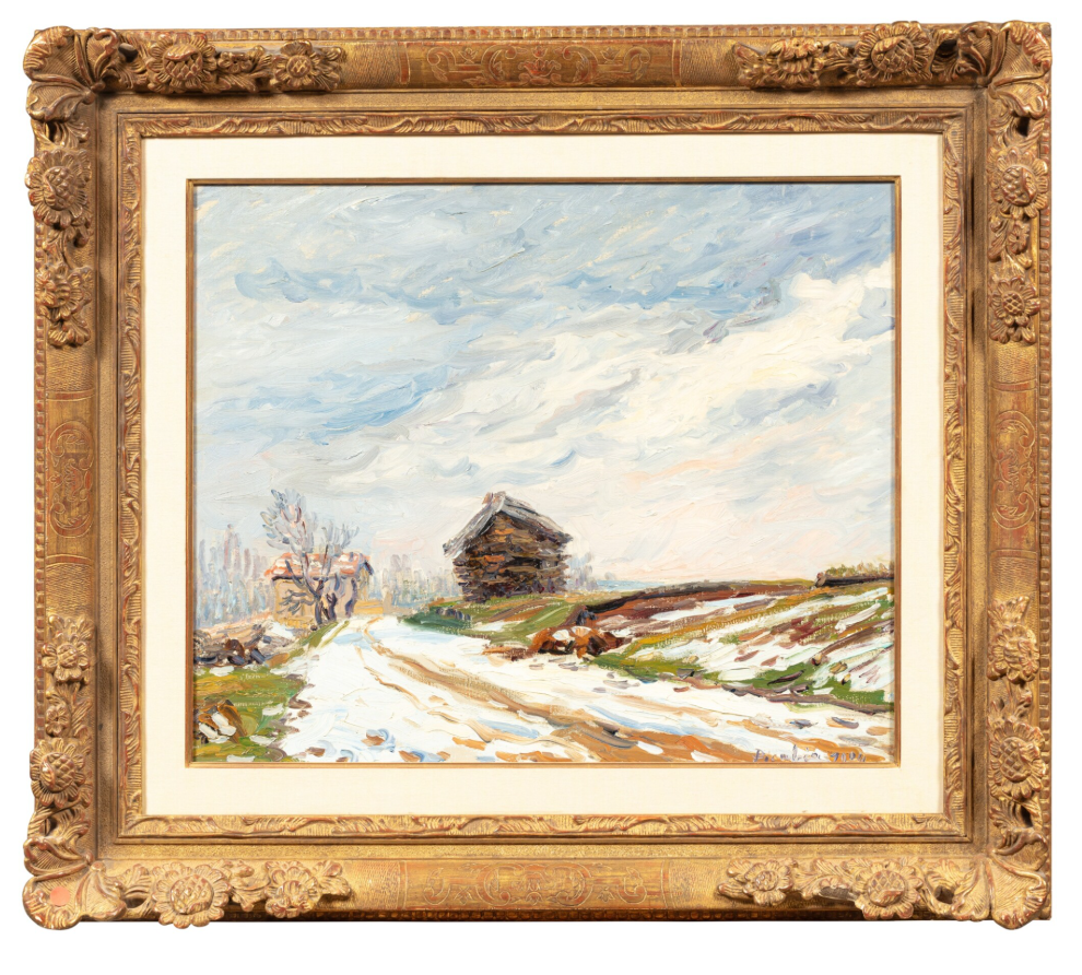Francis Picabia（1879 - 1953） Paysage d'hiver, Moret