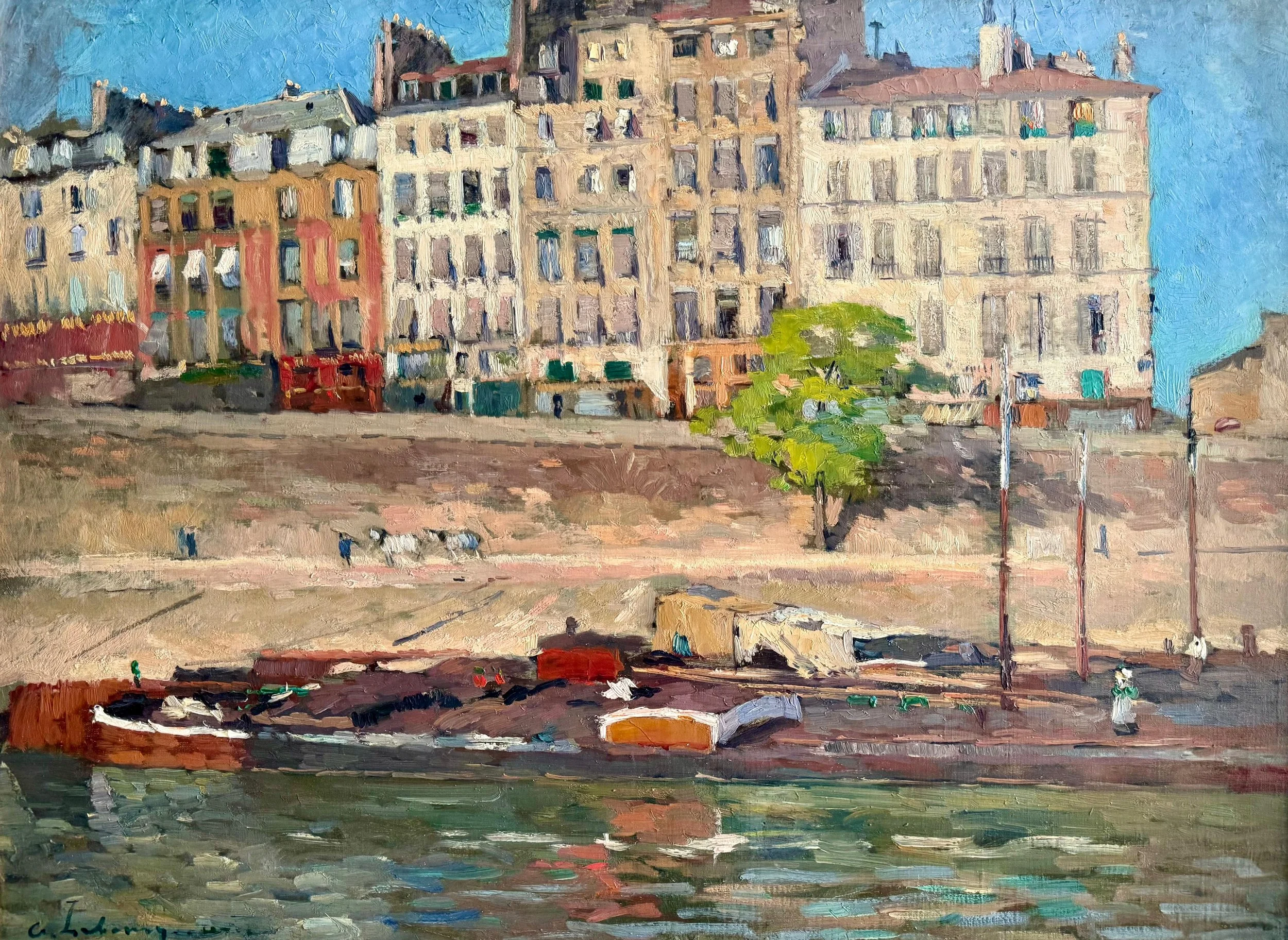 Lebourg la seine à Paris.jpg