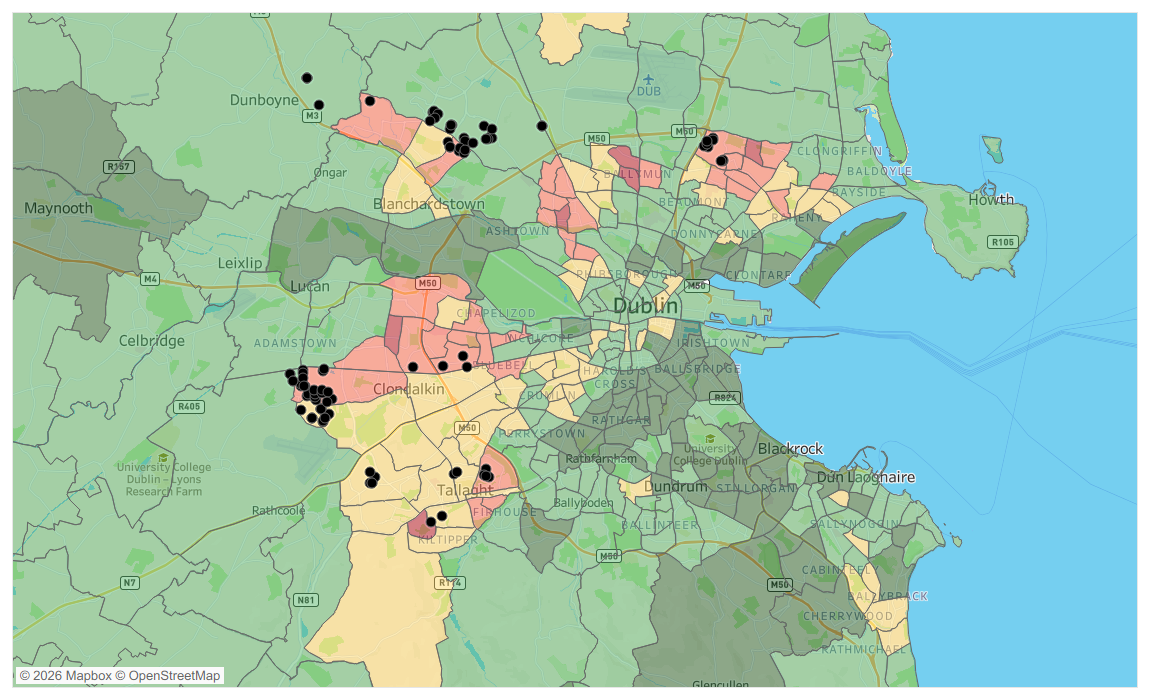 Nearly 90% of Dublin’s data centres are in economically-deprived areas