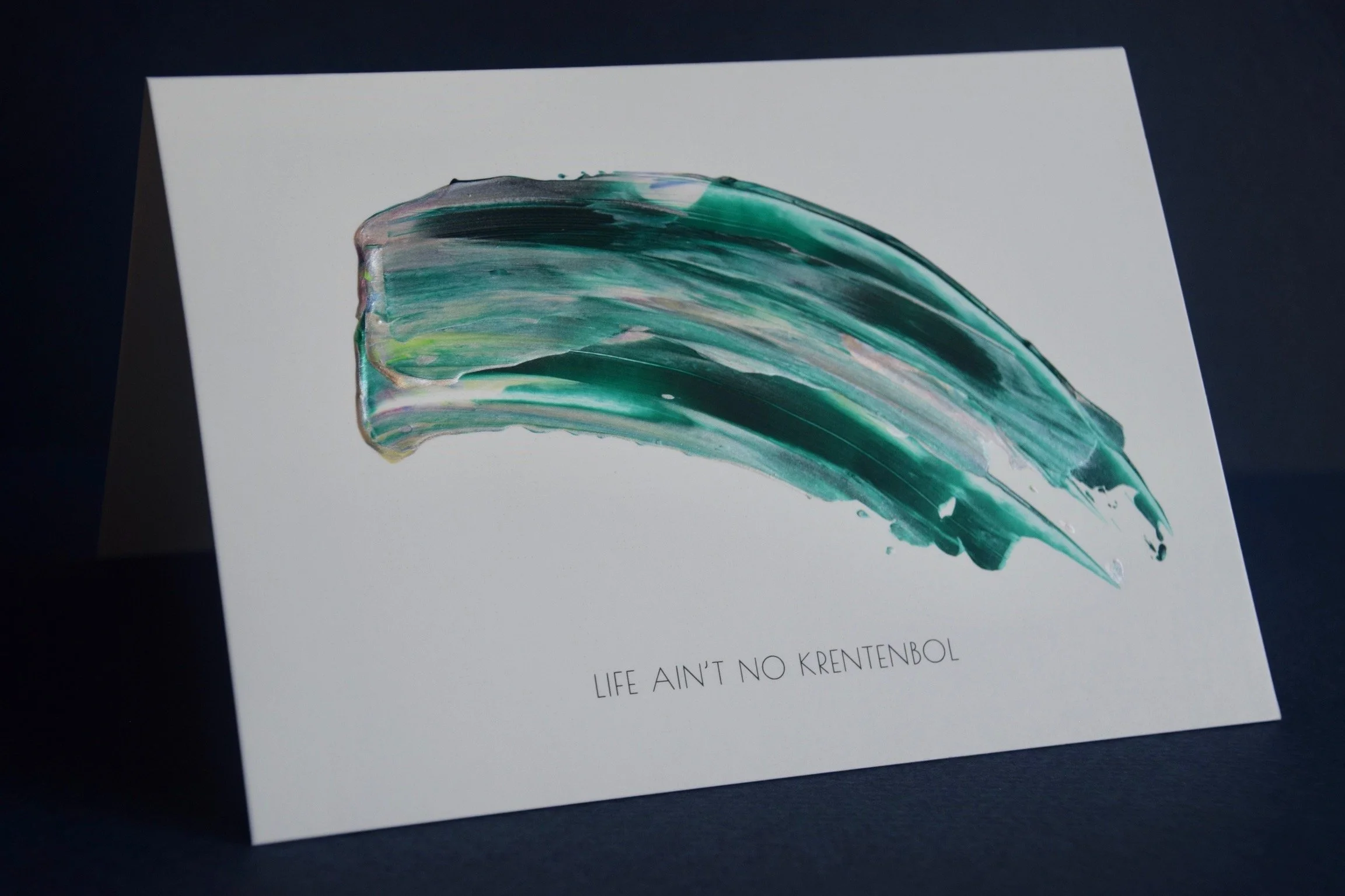 "Life ain't no Krentenbol"