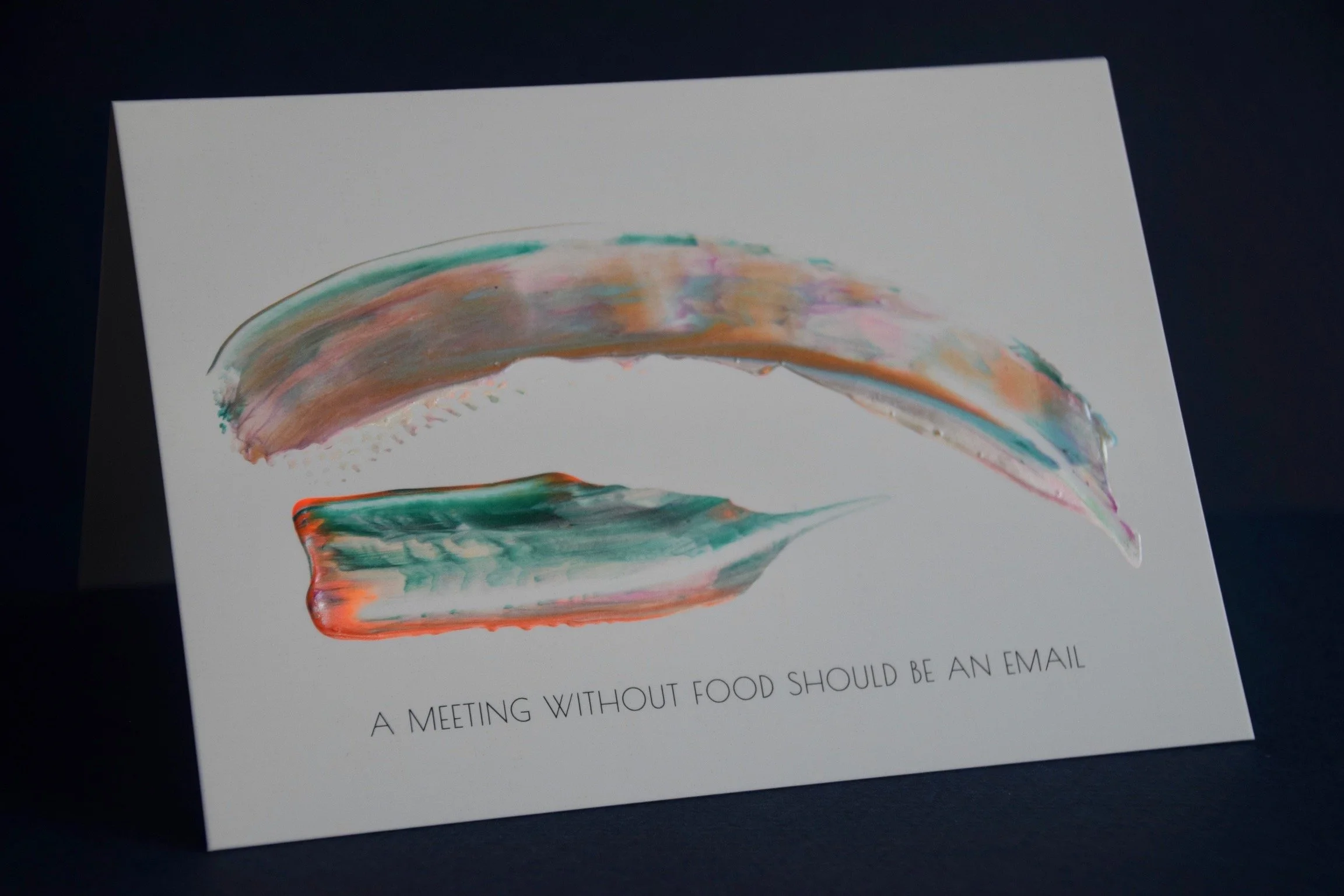 A meeting without food should be an email