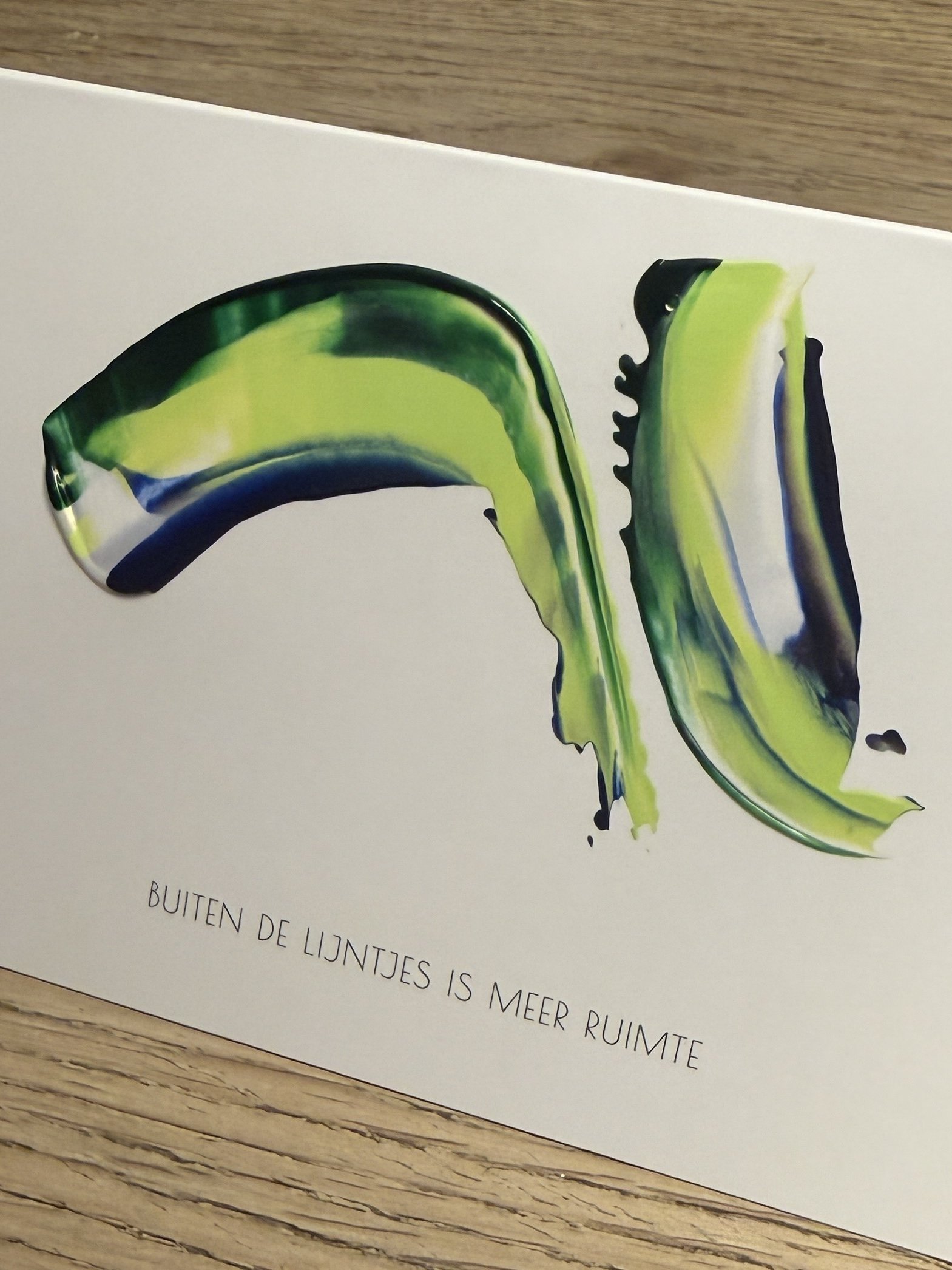 buiten de lijntjes is meer ruimte