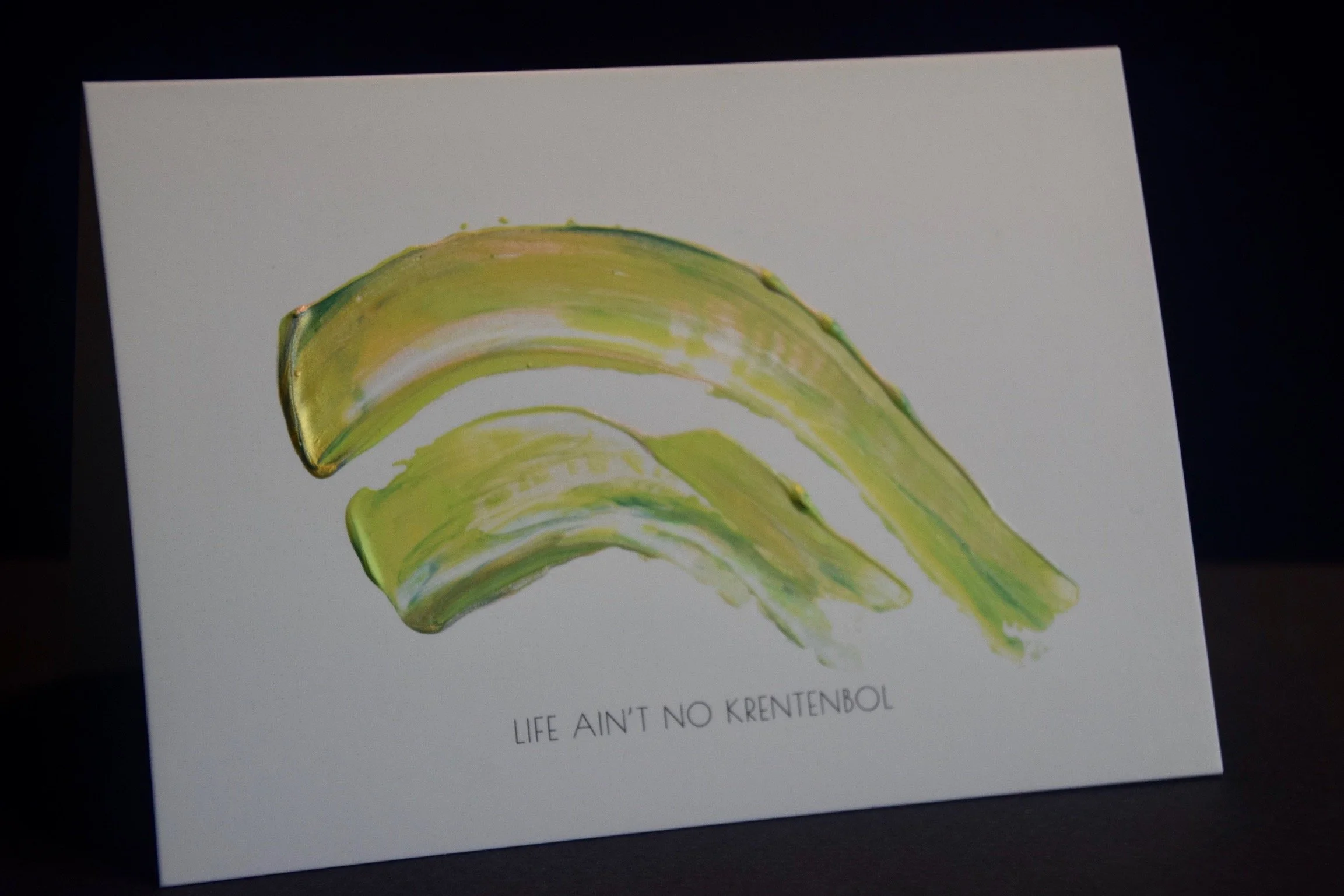 Life ain't no  krentebol