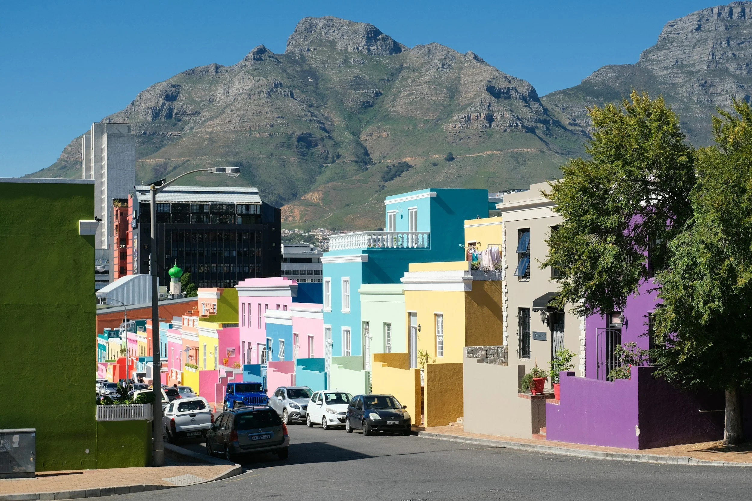 BO-Kaap over looking Cape Town CBD