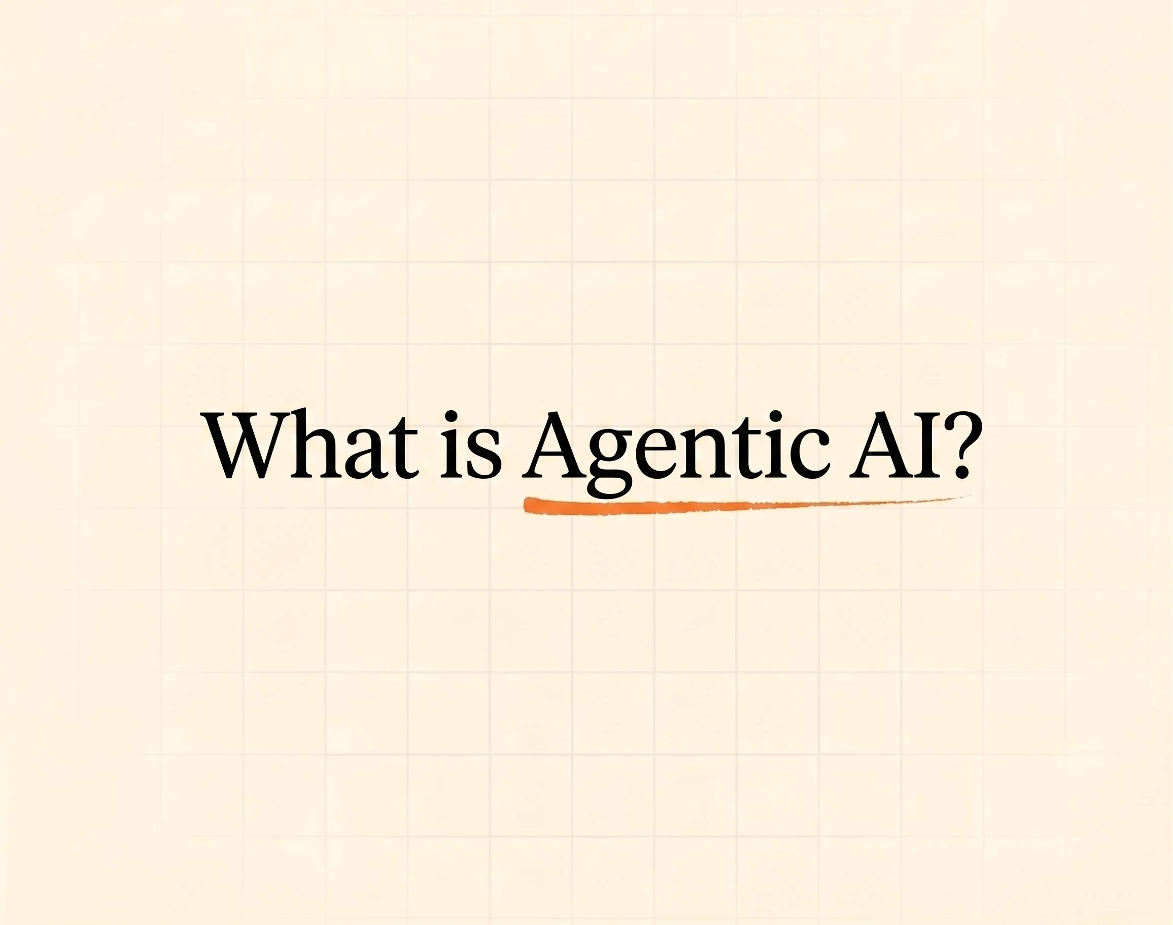 Agentic AI describes a capability, not a product