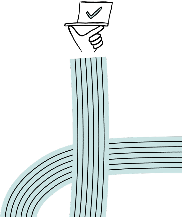 Decorative Blue Arm