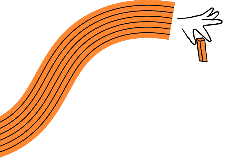 Decorative Orange Arm