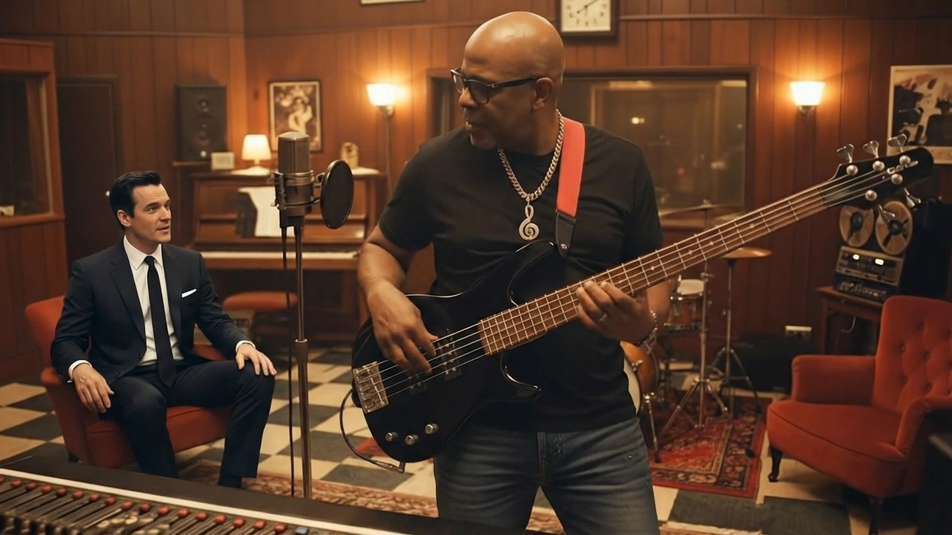 gary ivory playing bass for socially cool