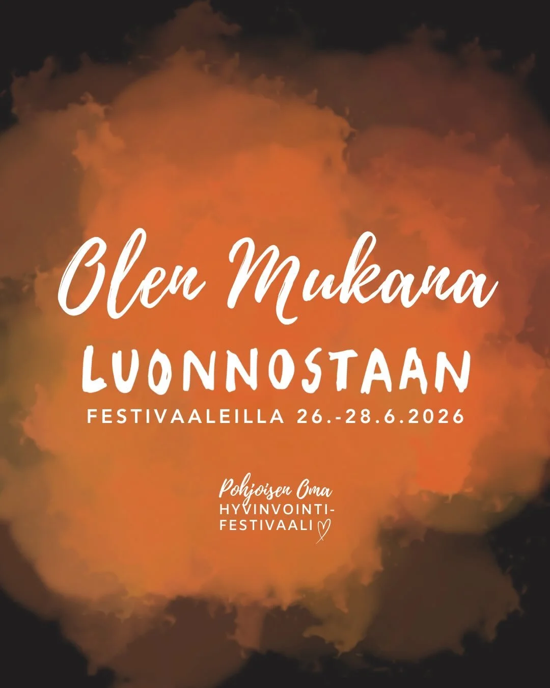 Niin kauan kun olen @luonnostaan_festivaali sta ollut tietoinen, olen ajatellut, ett&auml; olisipa ihanaa olla siell&auml; hoitamassa. Ja itseasiassa t&auml;n&auml;kin vuonna minun piti menn&auml; vieraaksi festivaaleille. Kuitenkaan ajatus ei j&auml