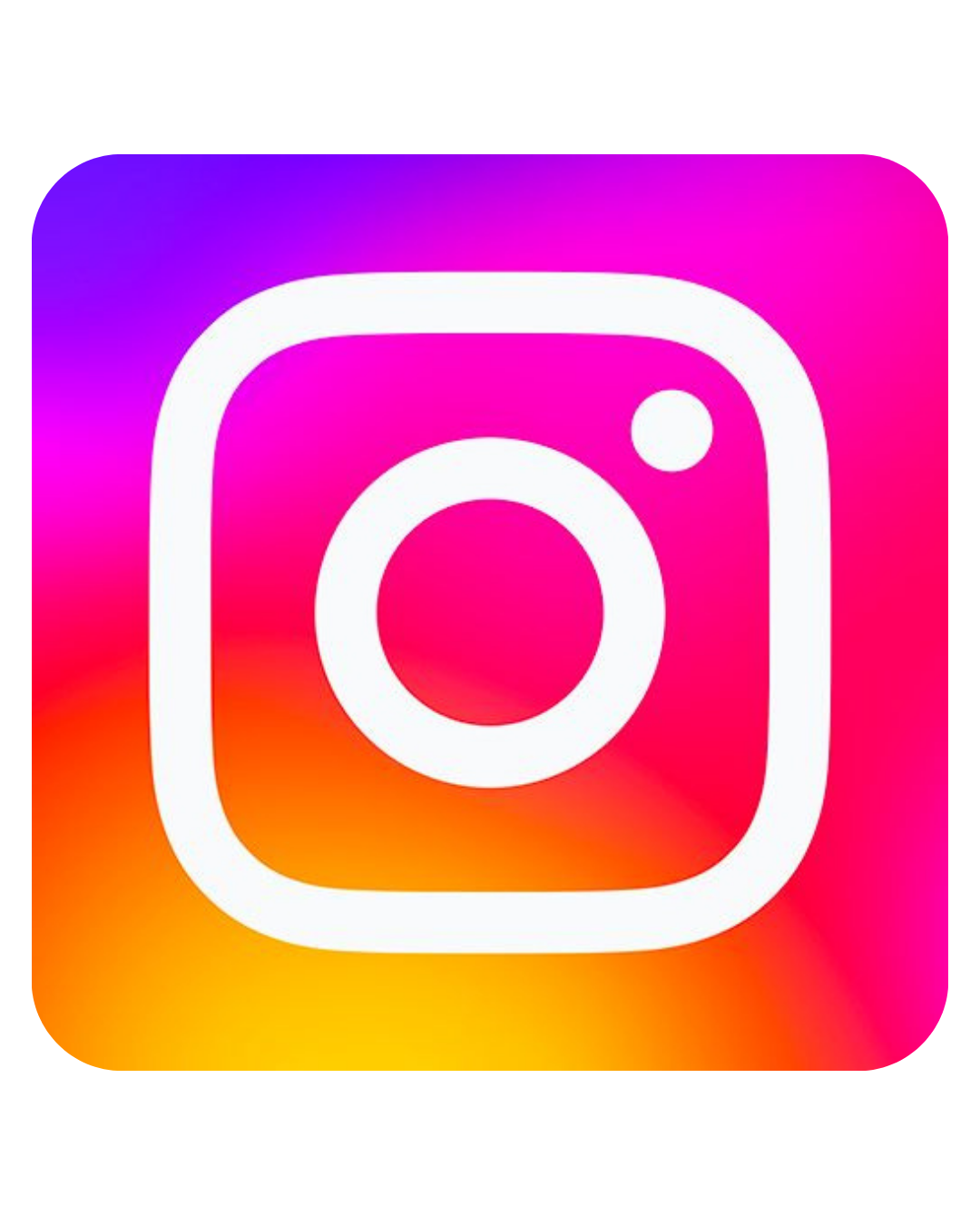 Instagram Logo mit buntem Farbverlauf