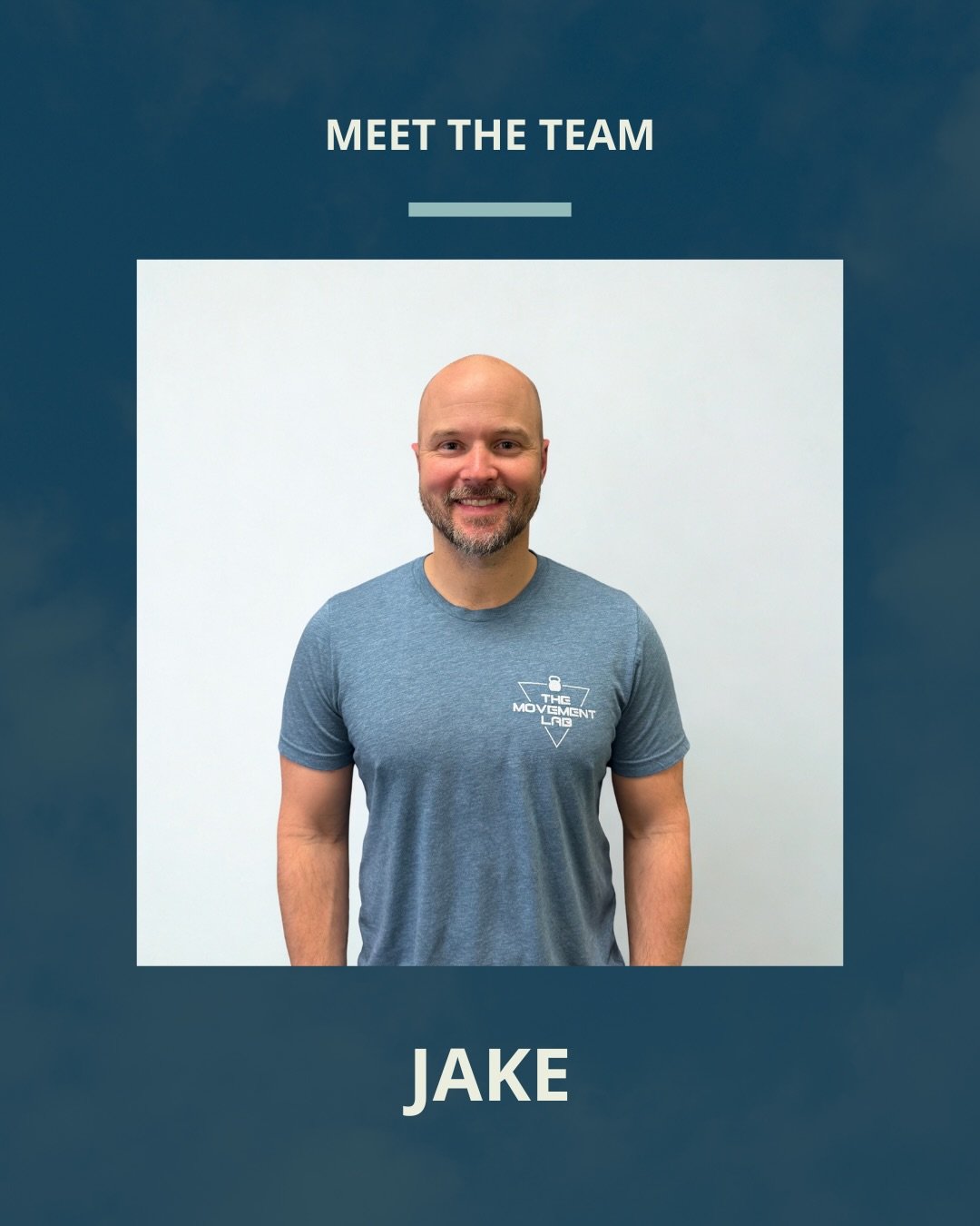 Meet Jake!  He&rsquo;s an owner of The Movement Lab and is passionate about strength training.  He&rsquo;s got a Bachelor&rsquo;s and Master&rsquo;s from Logan University in Sports Science and Rehabilitation, and is StrongFirst certified.  When he&rs