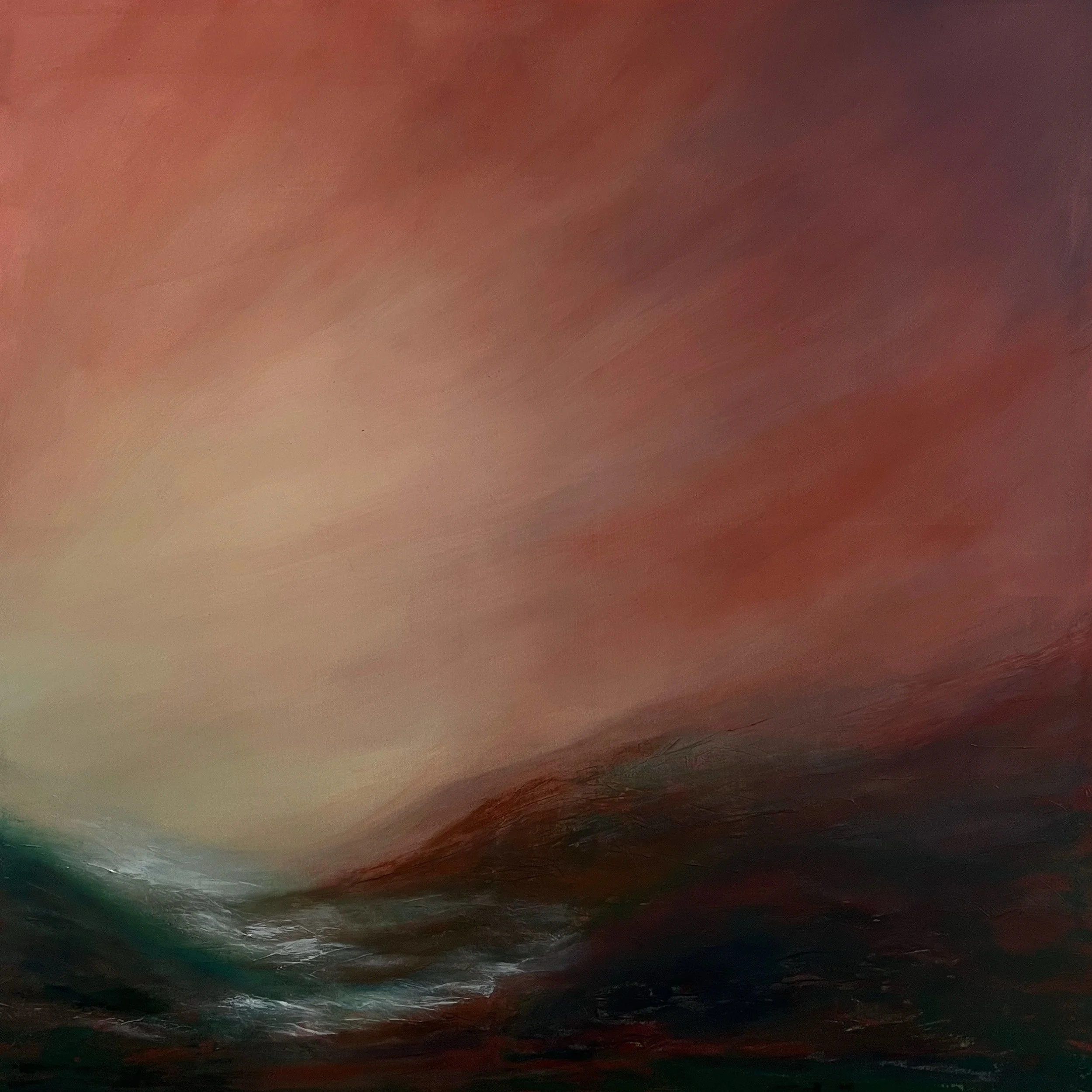 Passing - Acrylic on canvas, 150x150cm, 2026