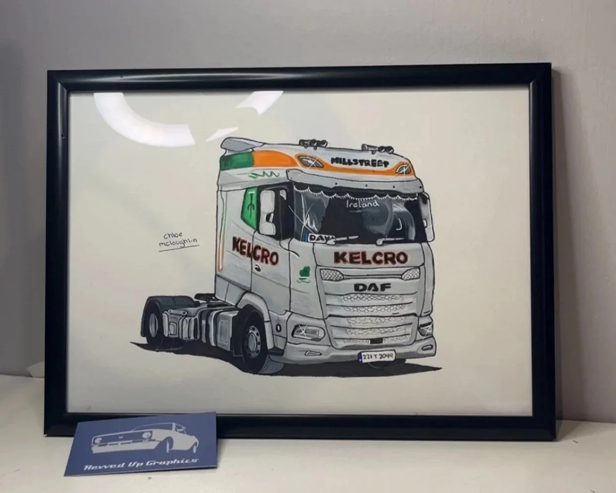First truck complete! Learnt a lot with this one - onto bigger and better. :
⭐ 23 hours total 
✅ 22nd March 2026 
✏️ Completed using prismacolour pencils and promarkers