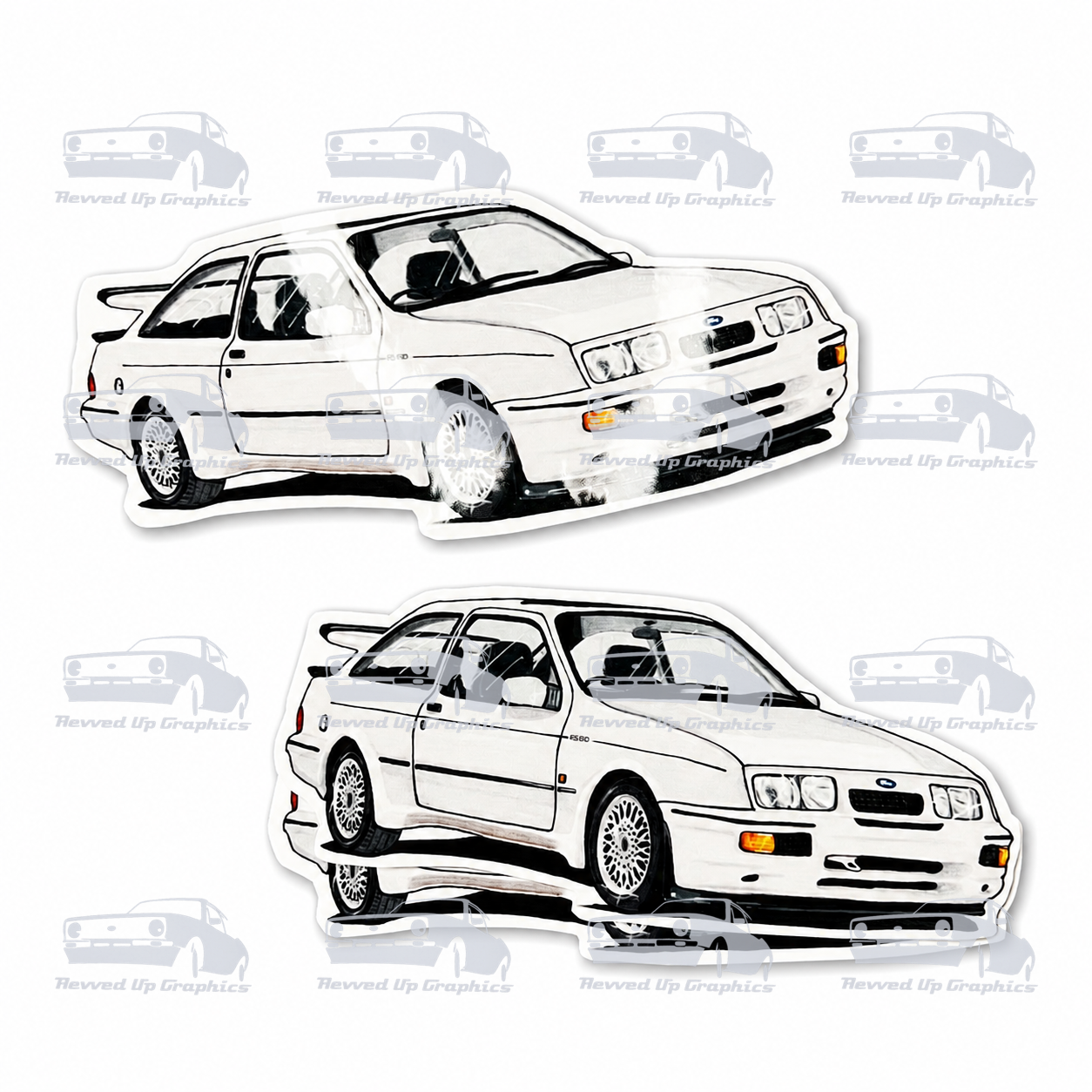 FORD SIERRA RS500 - STICKER