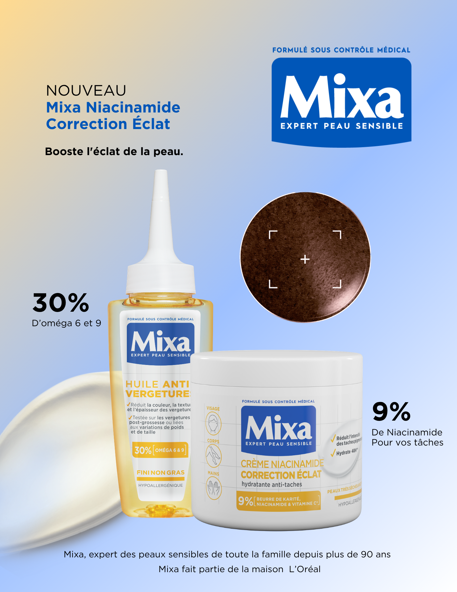 Catalogue Mixa pour évènement.
