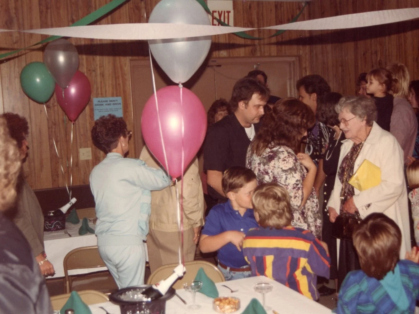 Teri and Andy Greeting Mary Boden