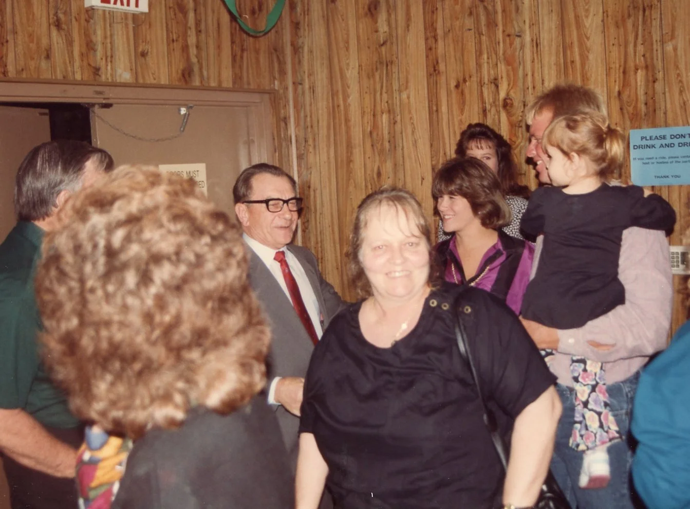 Sandy, John, Ellen and Heather Bowers Greet John