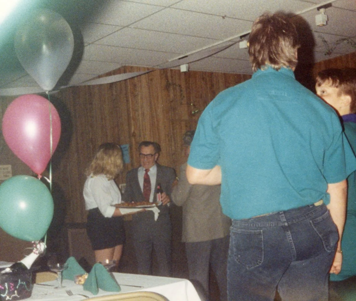 John orders another drink while Charlie has a word with Jerry.